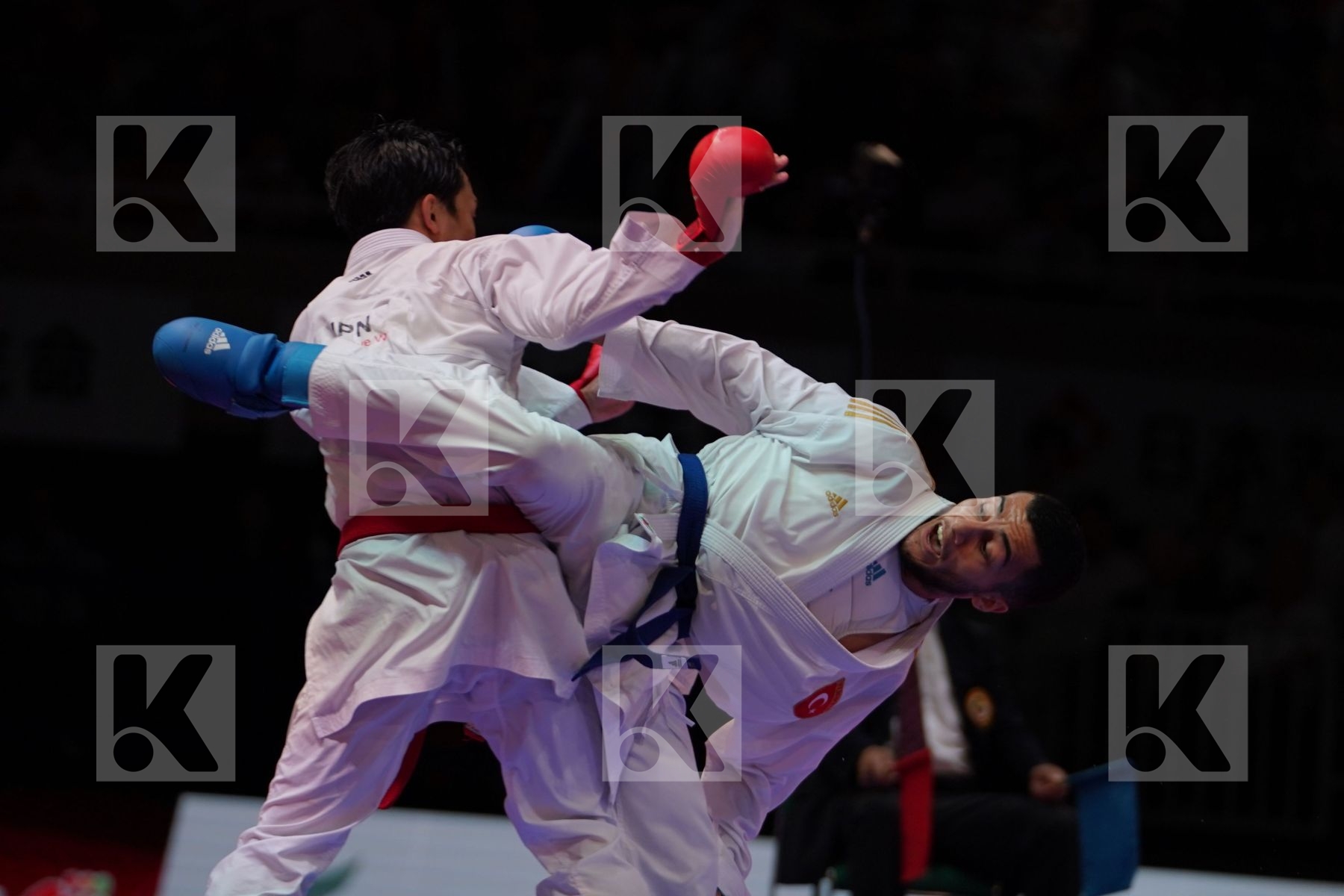 GOMYO HIROTO (JAPAN) vs UYGUR BURAK (TURKEY) in Senior Kumite -67 Kg - Gold bout