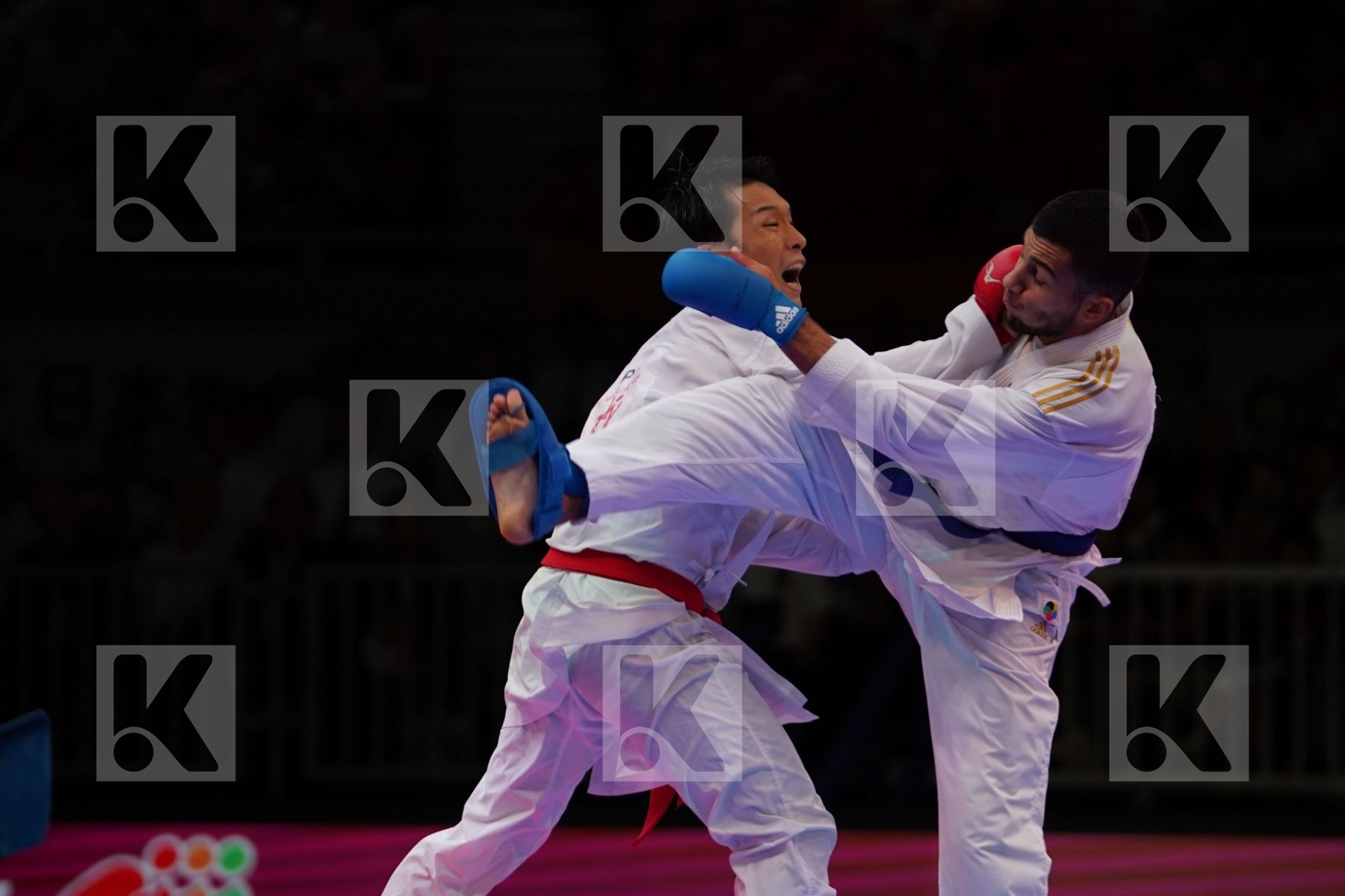 GOMYO HIROTO (JAPAN) vs UYGUR BURAK (TURKEY) in Senior Kumite -67 Kg - Gold bout