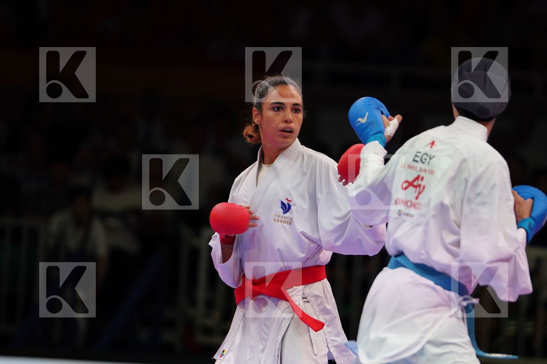 HEURTAULT LEILA (FRANCE) vs LOTFY GIANA (EGYPT) in Senior Kumite -61 Kg - Gold bout
