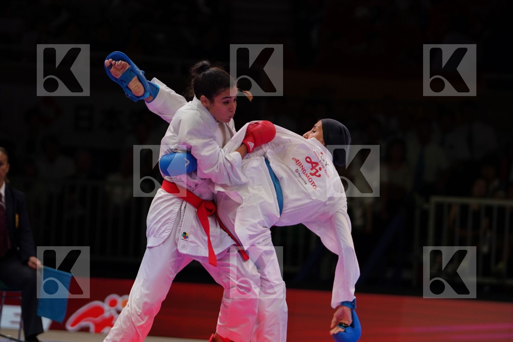 HEURTAULT LEILA (FRANCE) vs LOTFY GIANA (EGYPT) in Senior Kumite -61 Kg - Gold bout