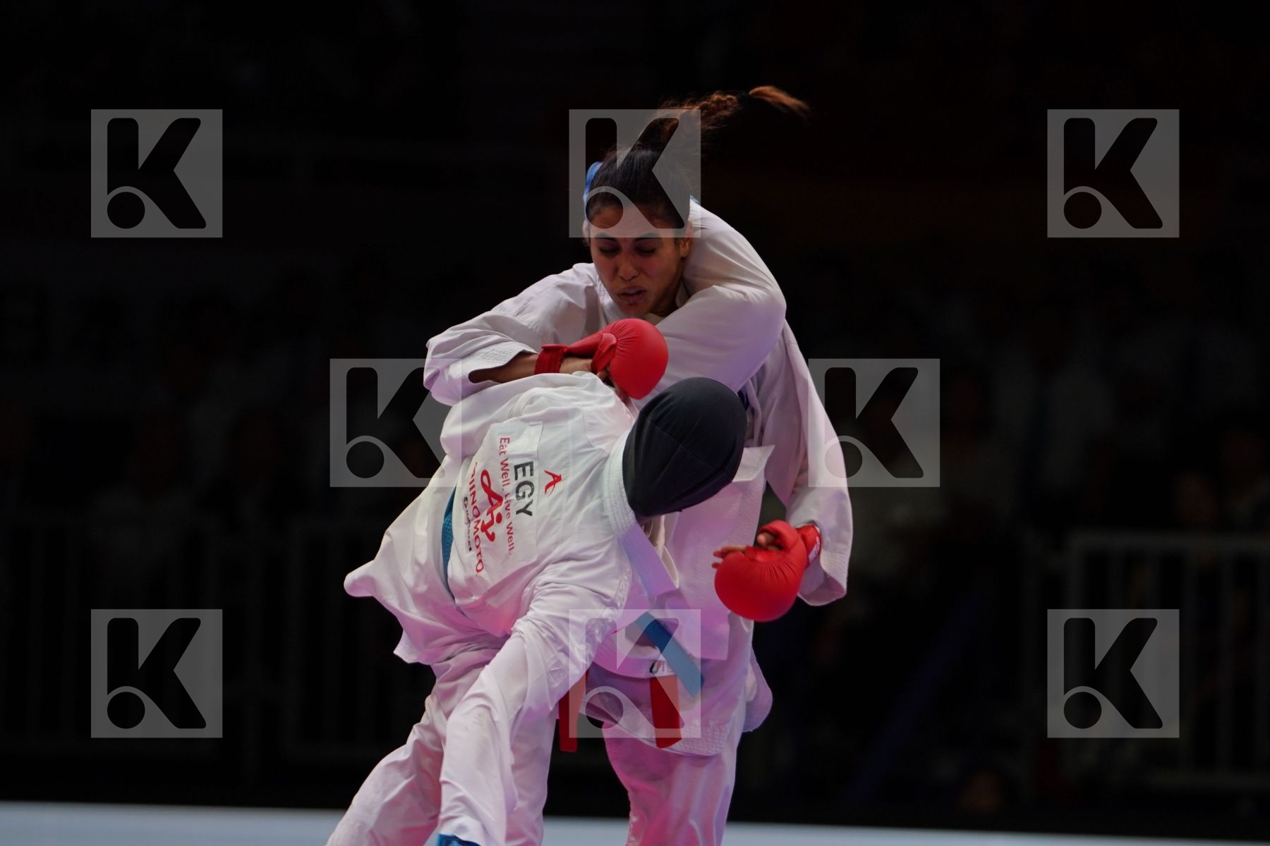 HEURTAULT LEILA (FRANCE) vs LOTFY GIANA (EGYPT) in Senior Kumite -61 Kg - Gold bout