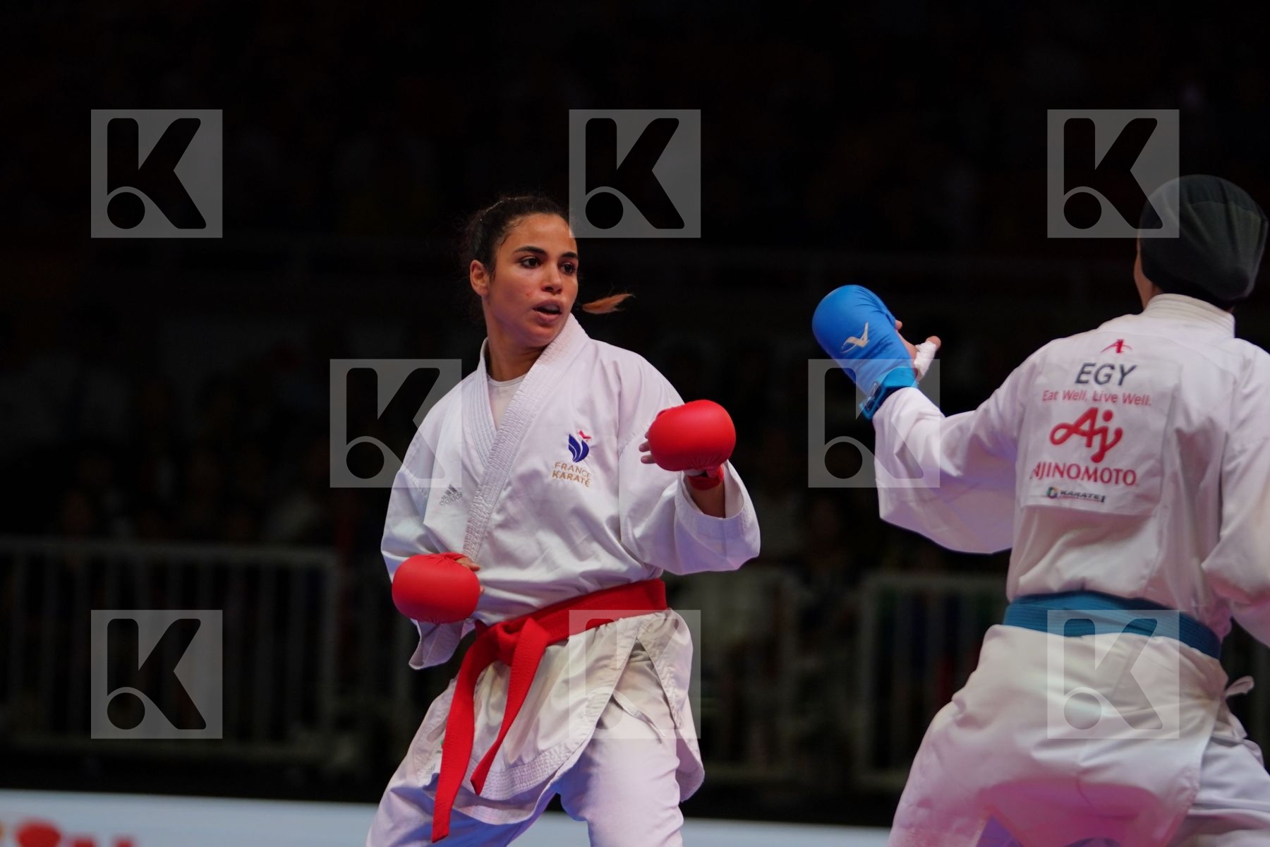 HEURTAULT LEILA (FRANCE) vs LOTFY GIANA (EGYPT) in Senior Kumite -61 Kg - Gold bout