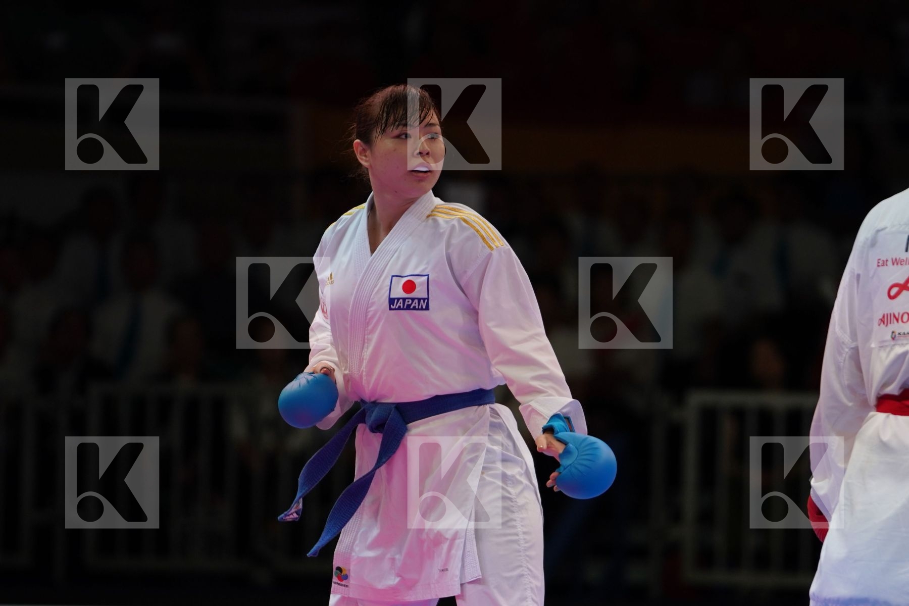 FERRACUTI CLIO (ITALY) vs UEKUSA AYUMI (JAPAN) in Senior Kumite 68+ Kg - Gold bout