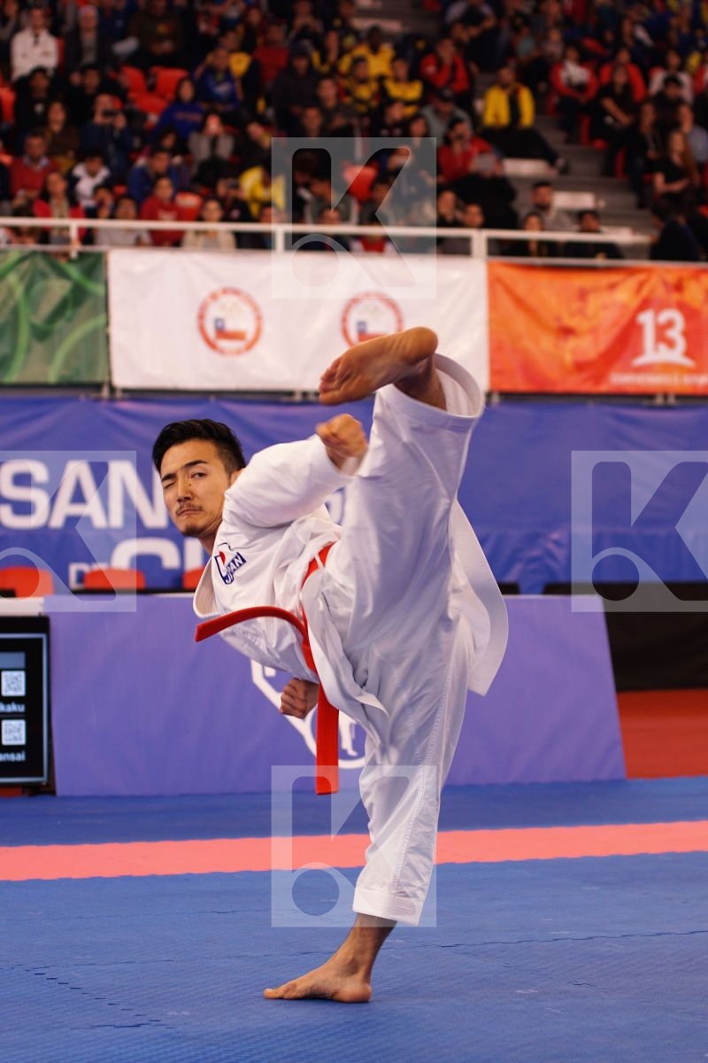 MOTO KAZUMASA (JAPAN) in Senior Male Kata - Gold bout