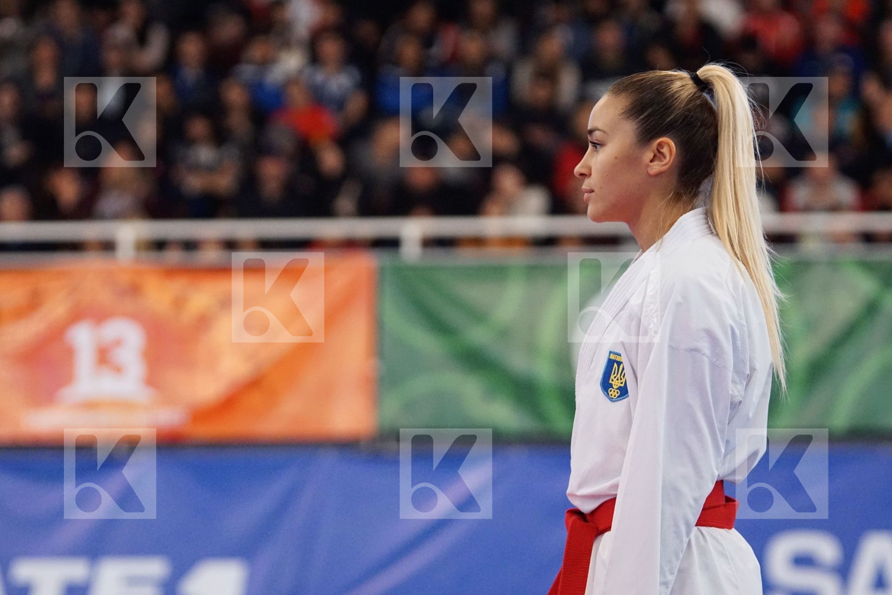 TERLIUGA ANZHELIKA (UKRAINE) vs YAKAN TUBA  (TURKEY) in Senior Kumite -55 Kg - Gold bout