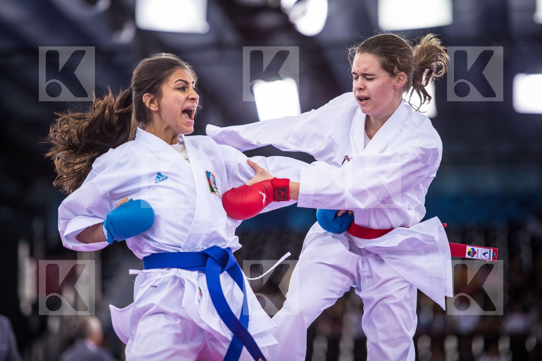 -55 kg Azerbaijan day1 Gasimova Ilaha kumite Luxembourg qualific