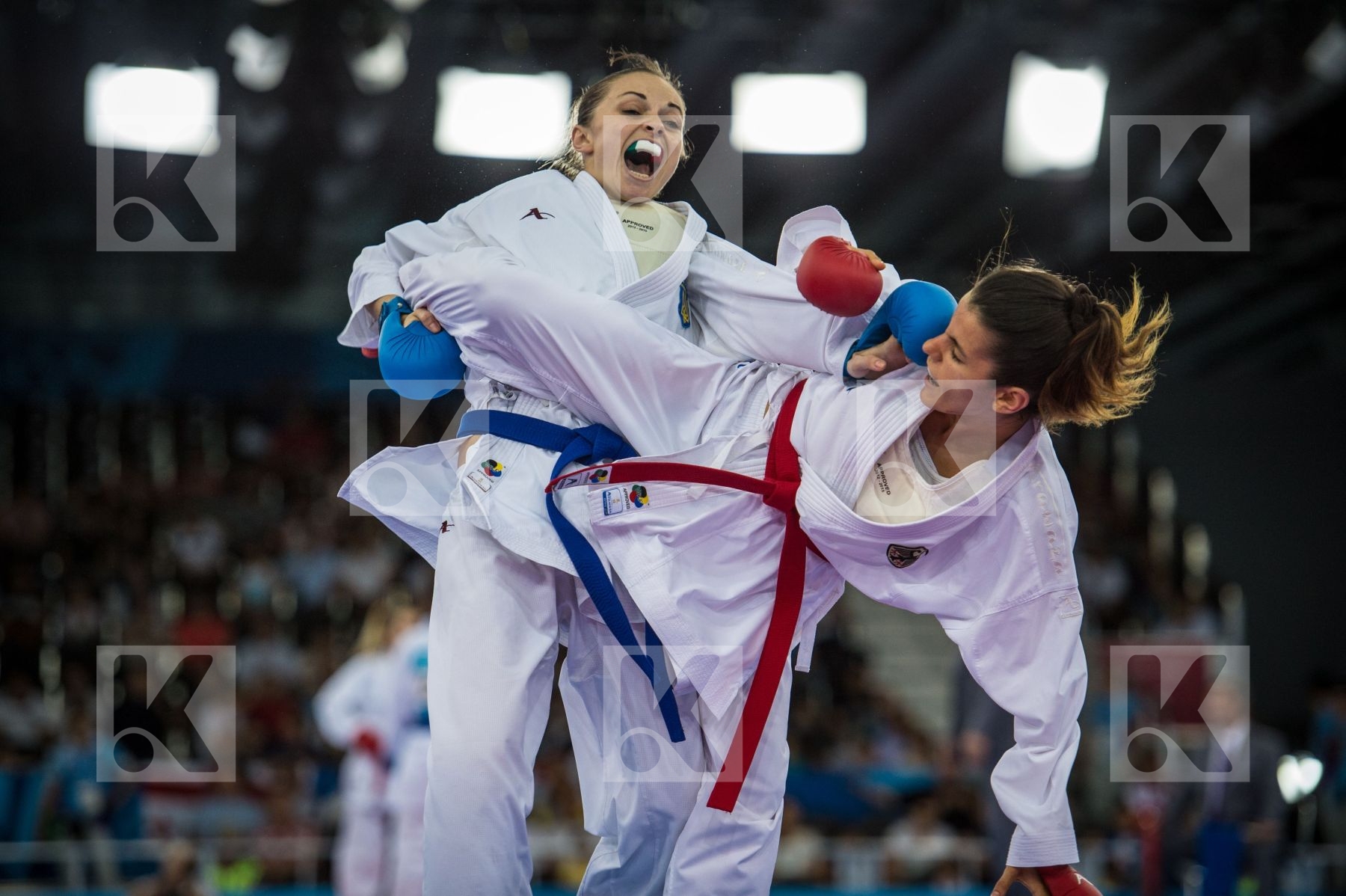 -50 kg Bugur Duygu day1 Germany Kryva Kateryna kumite qualificat