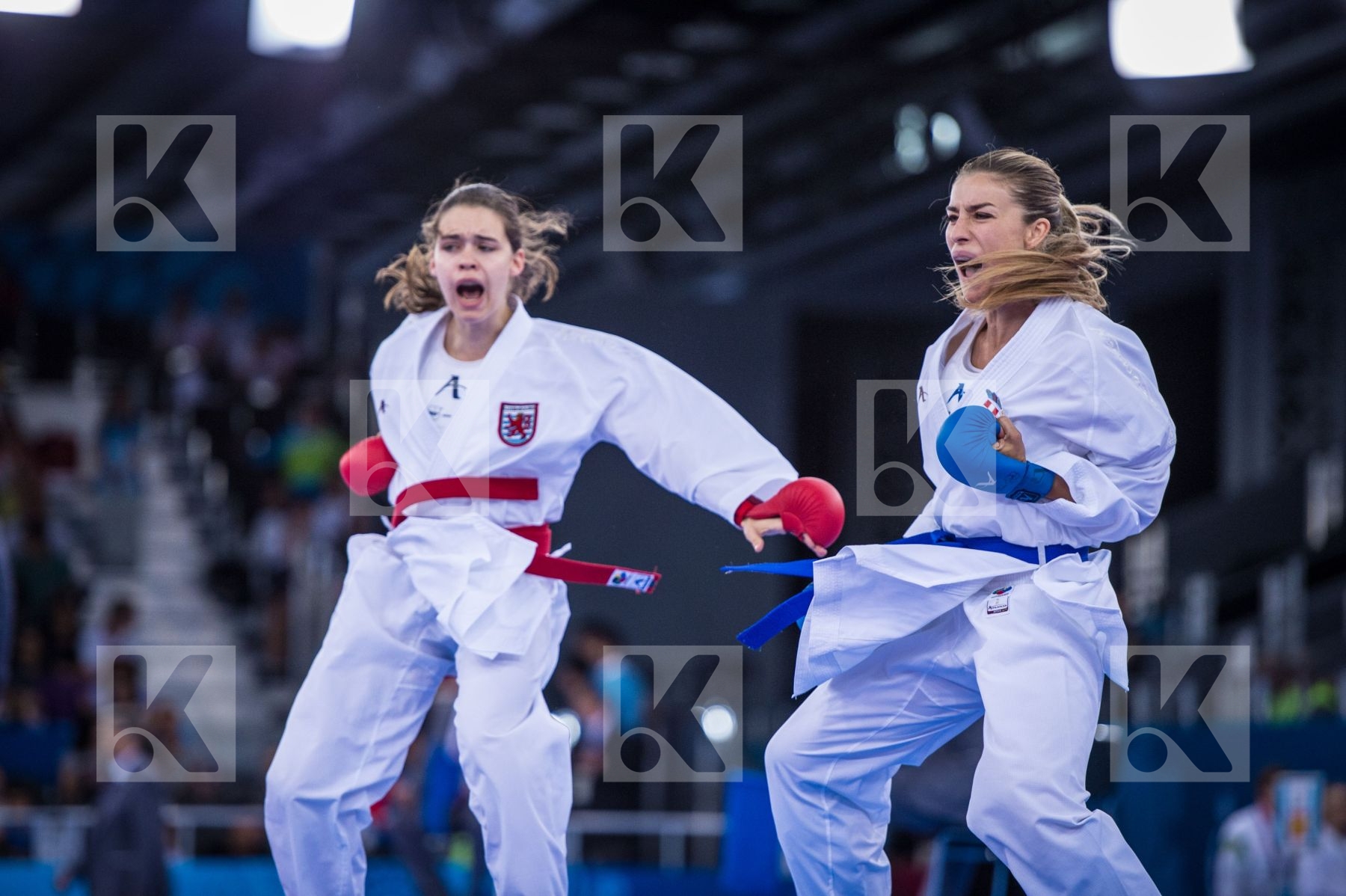 -55 kg Croatia day1 Kovacevic Jelena kumite Luxembourg qualifica