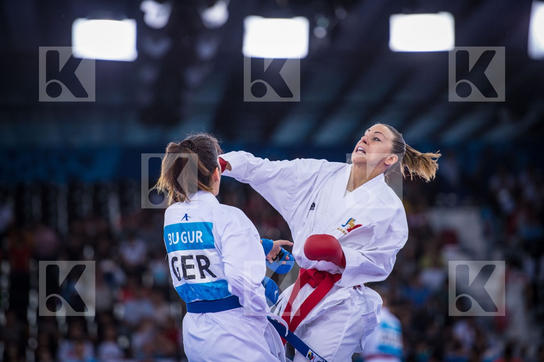-50 kg Bugur Duygu day1 France Germany kumite qualification Recc