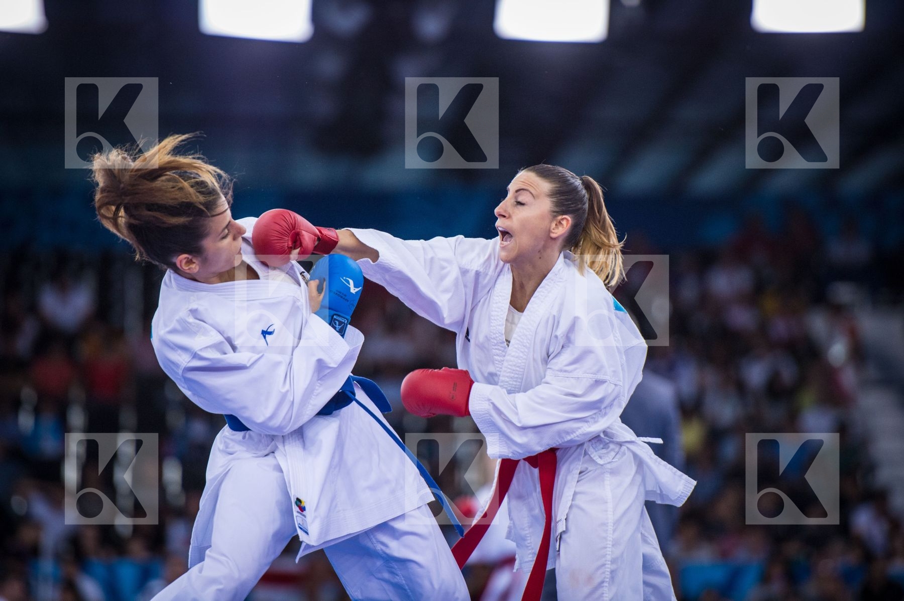 -50 kg Bugur Duygu day1 France Germany kumite qualification Recc