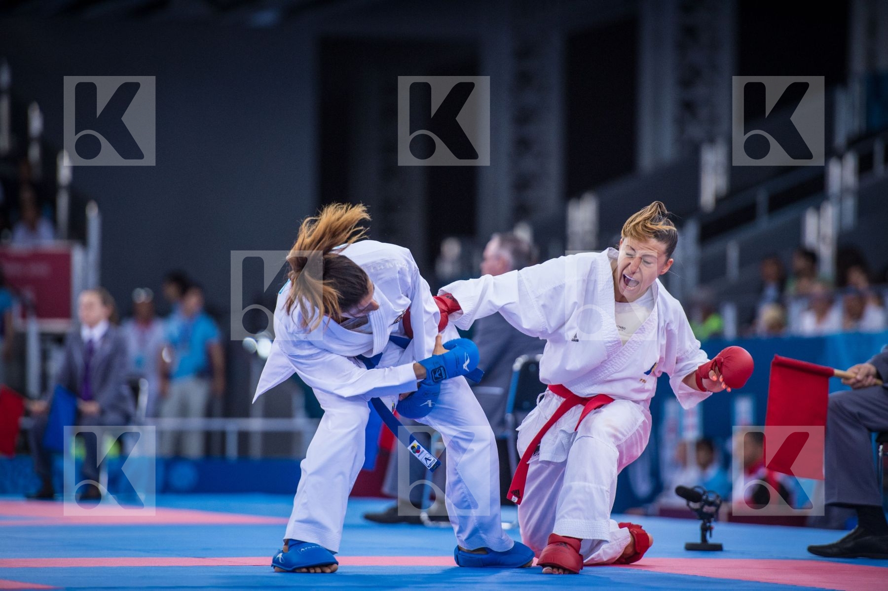 -50 kg Bugur Duygu day1 France Germany kumite qualification Recc