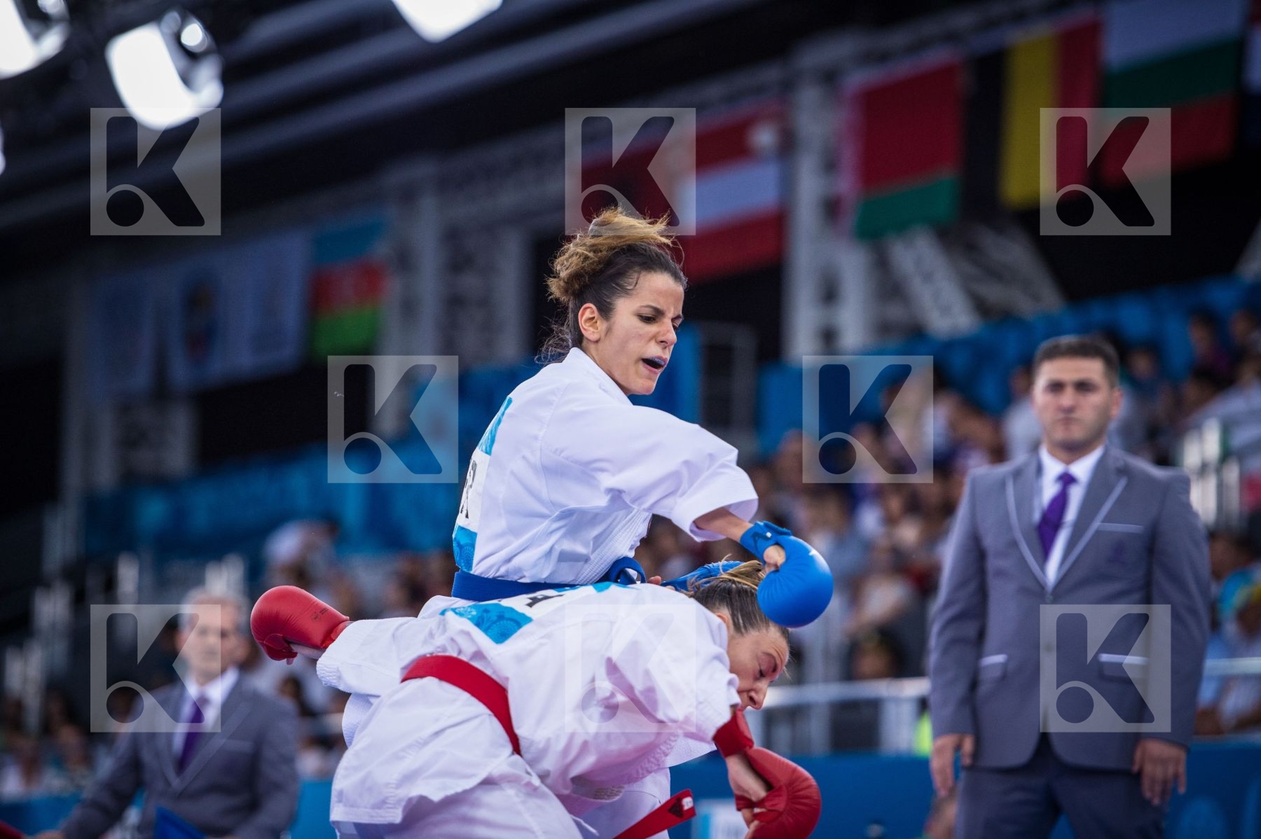 -50 kg Bugur Duygu day1 France Germany kumite qualification Recc