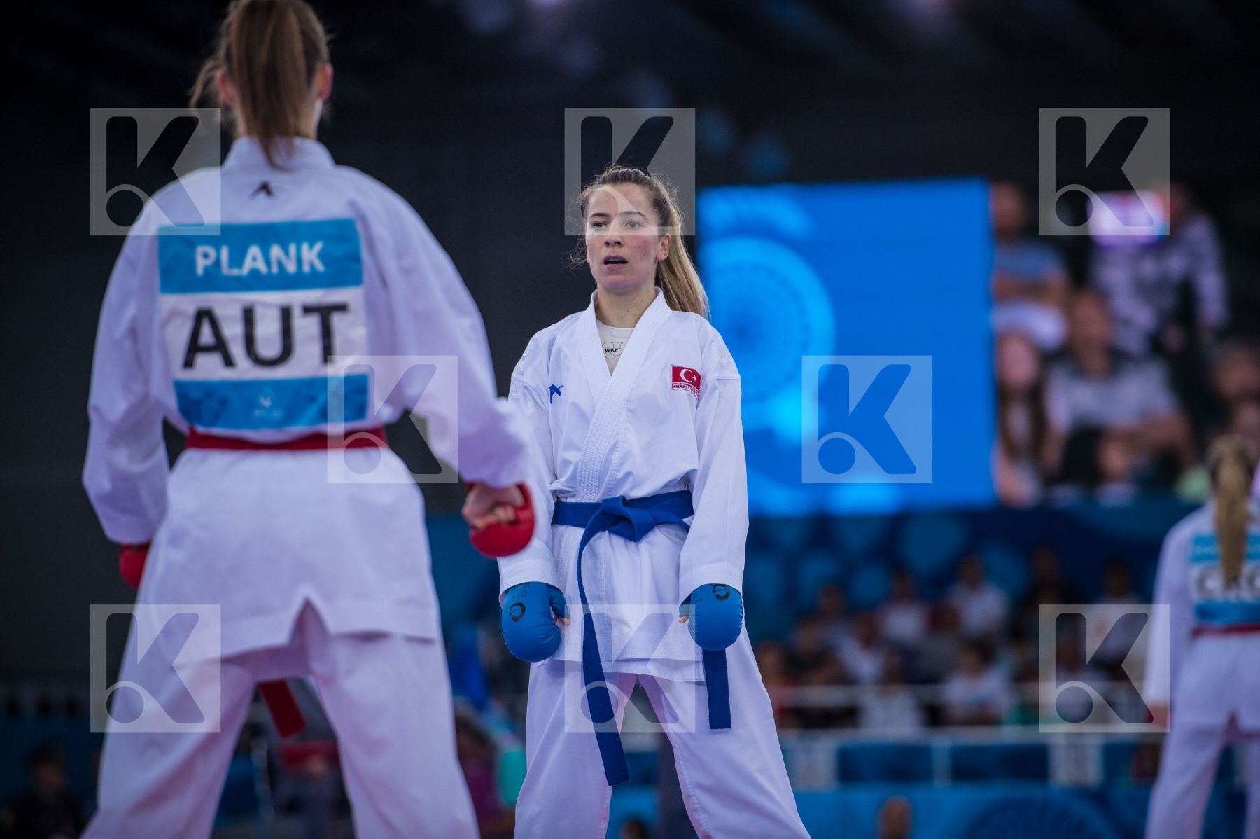 -50 kg Austria day1 kumite Ozcelik Serap Plank Bettina qualifica