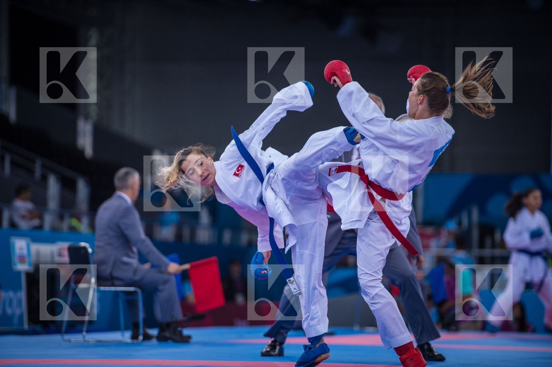 -50 kg Austria day1 kumite Ozcelik Serap Plank Bettina qualifica
