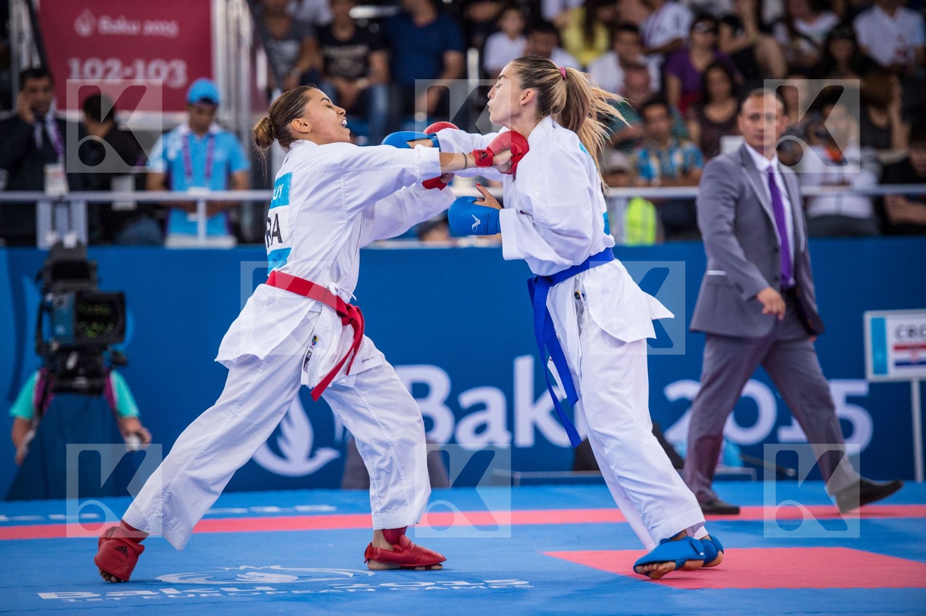 -55 kg Croatia finals France Kovacevic Jelena kumite Thouy Emili