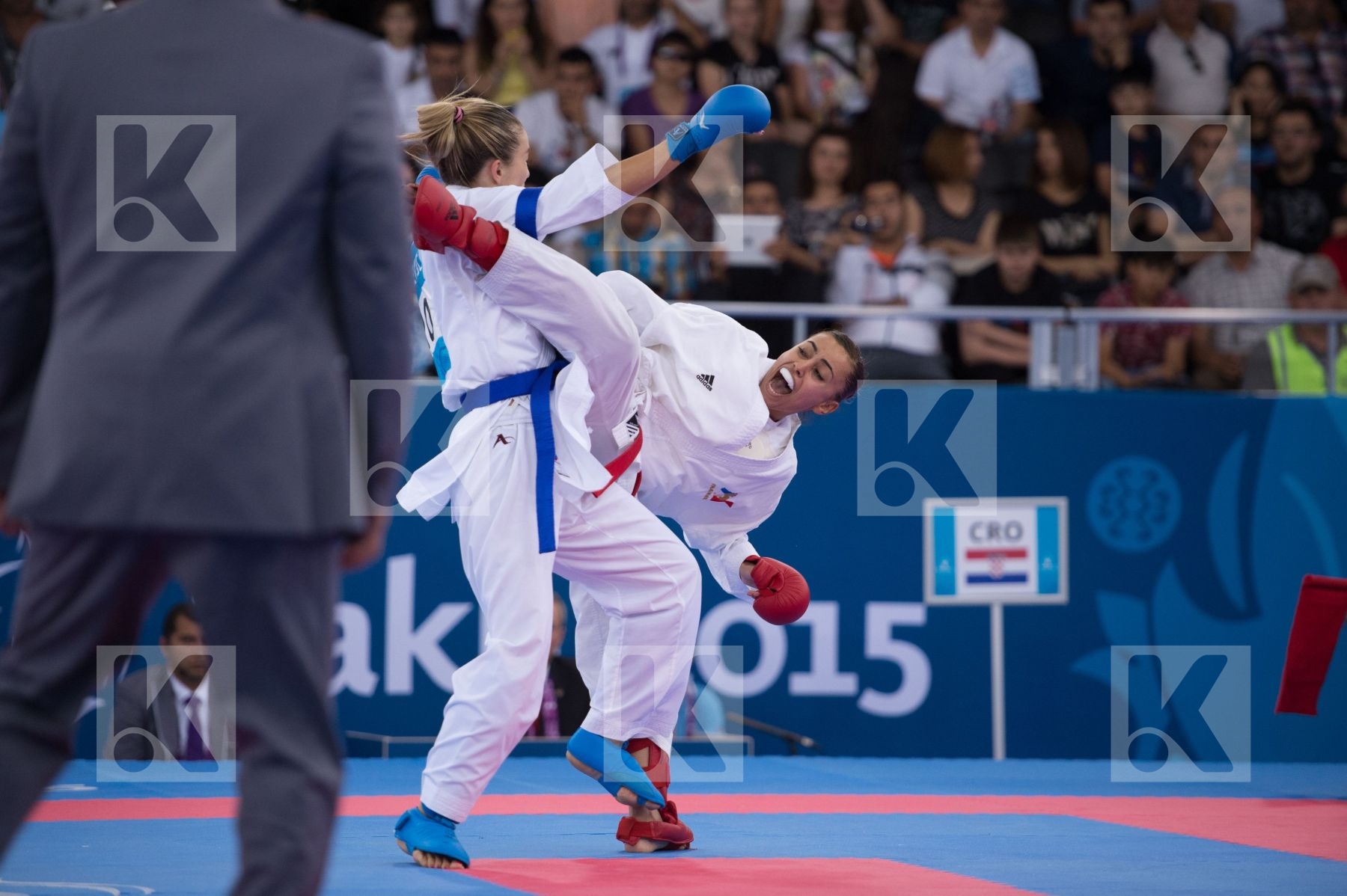 -55 kg Croatia finals France Kovacevic Jelena kumite Thouy Emili
