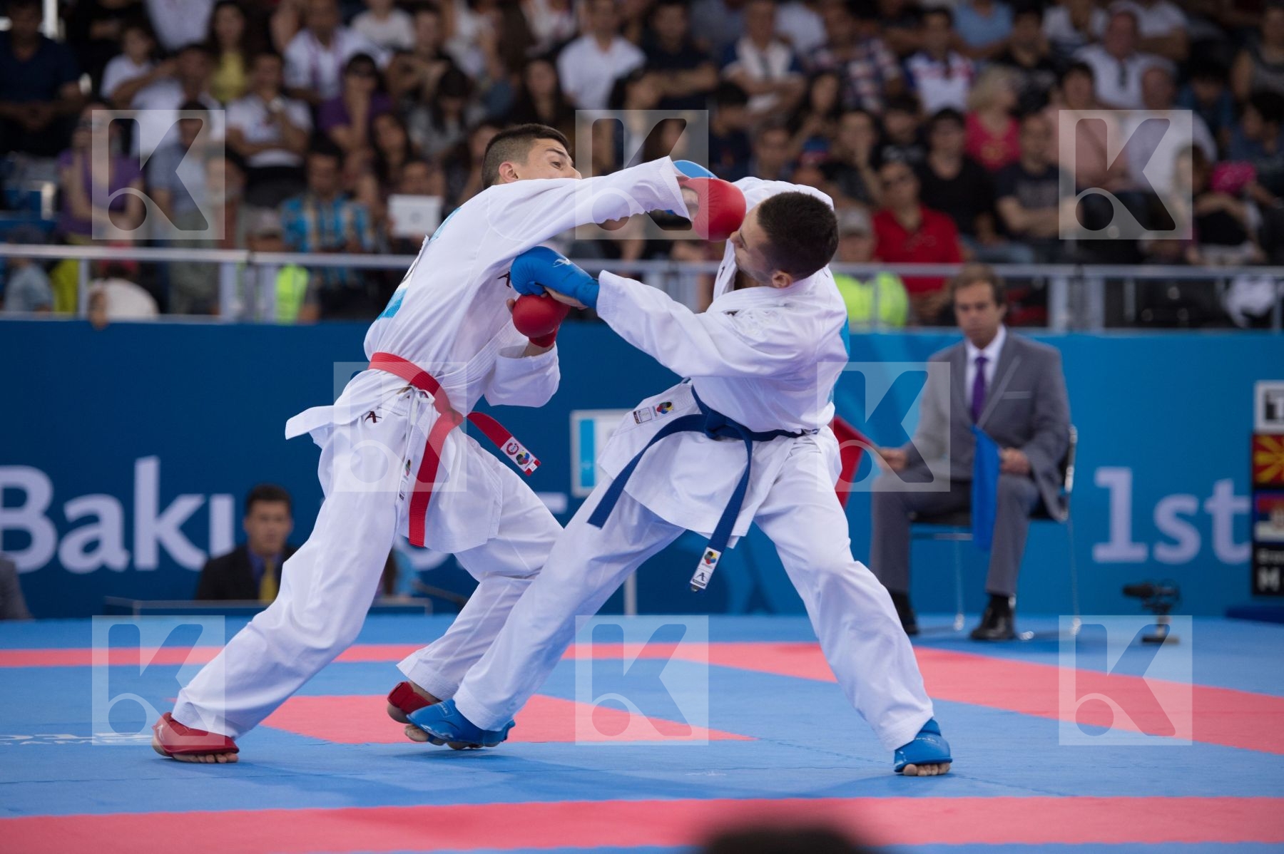 -60 kg Antic Marko finals Fyr Of Macedonia kumite Pavlov Emil Se