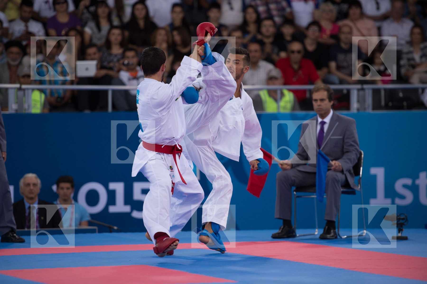-60 kg Azerbaijan Farzaliyev Firdovsi finals Italy kumite Maresc