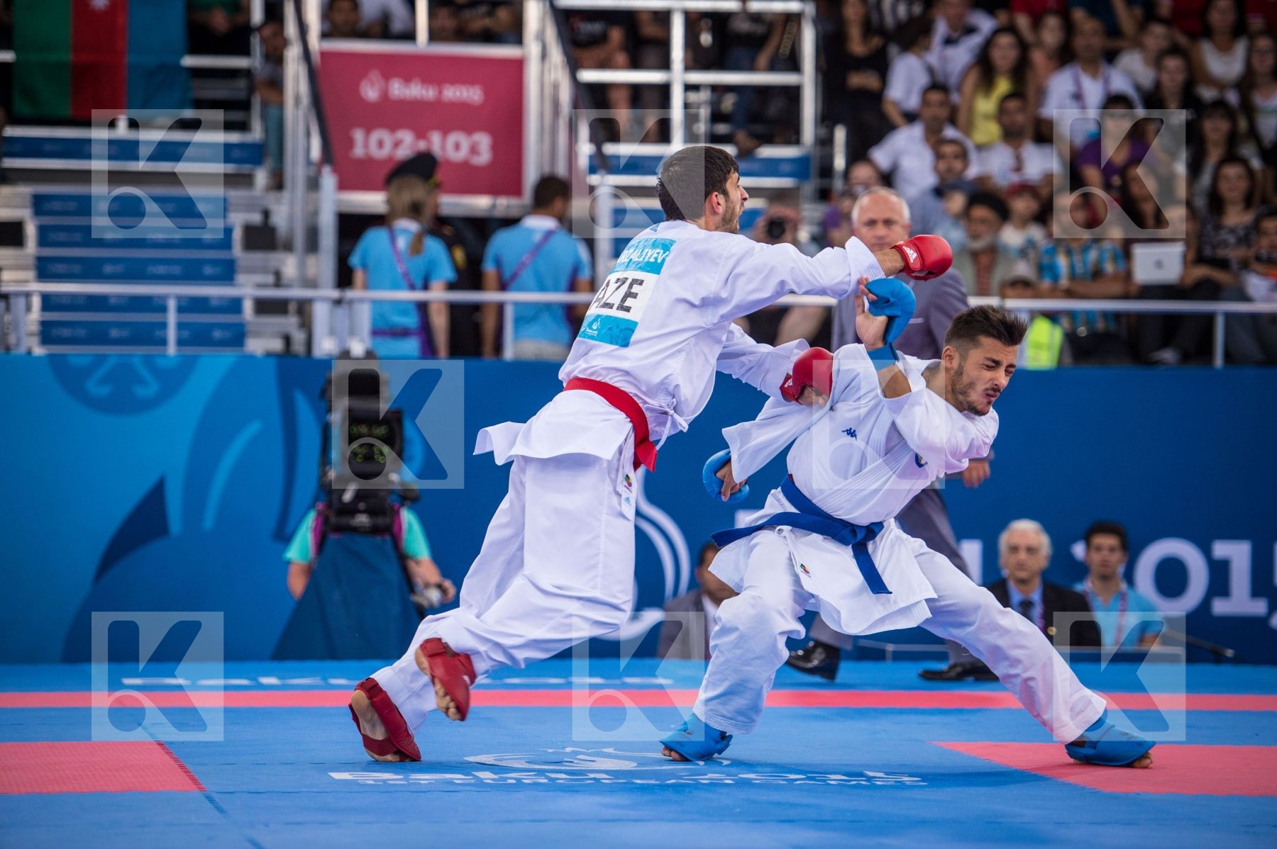 -60 kg Azerbaijan Farzaliyev Firdovsi finals Italy kumite Maresc