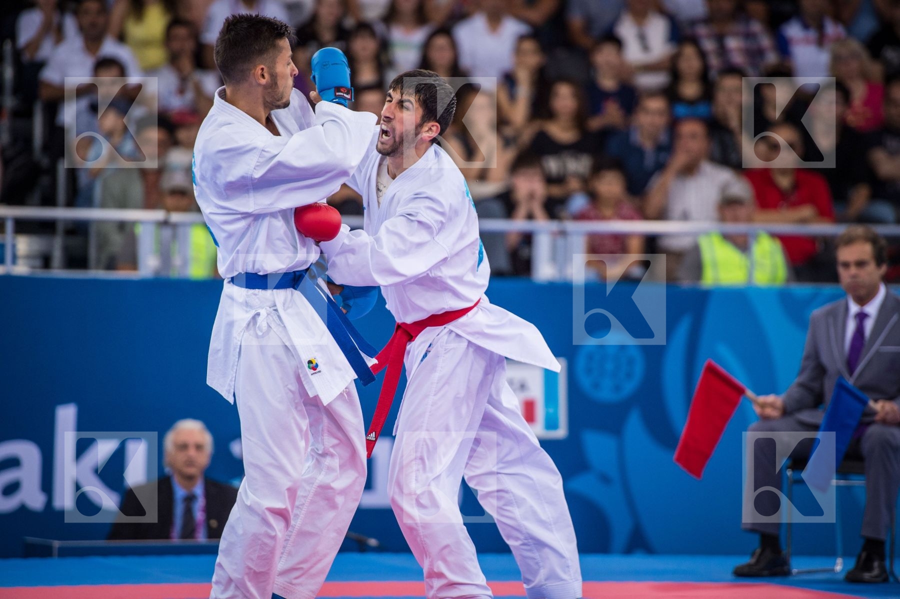 -60 kg Azerbaijan Farzaliyev Firdovsi finals Italy kumite Maresc