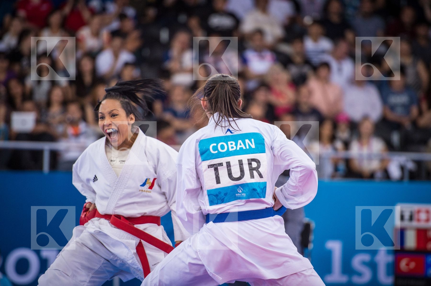 -61 kg Coban Merve finals France Ignace Lucie kumite Turkey