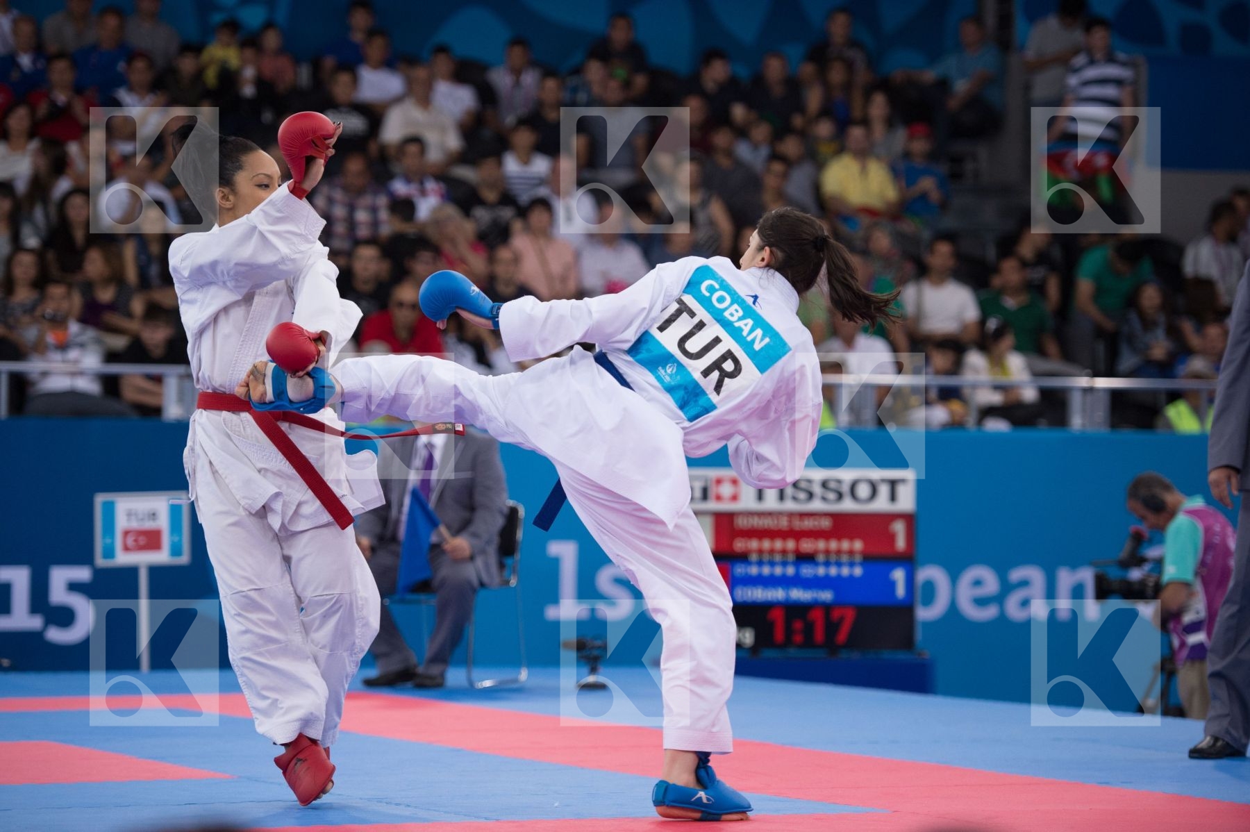 -61 kg Coban Merve finals France Ignace Lucie kumite Turkey