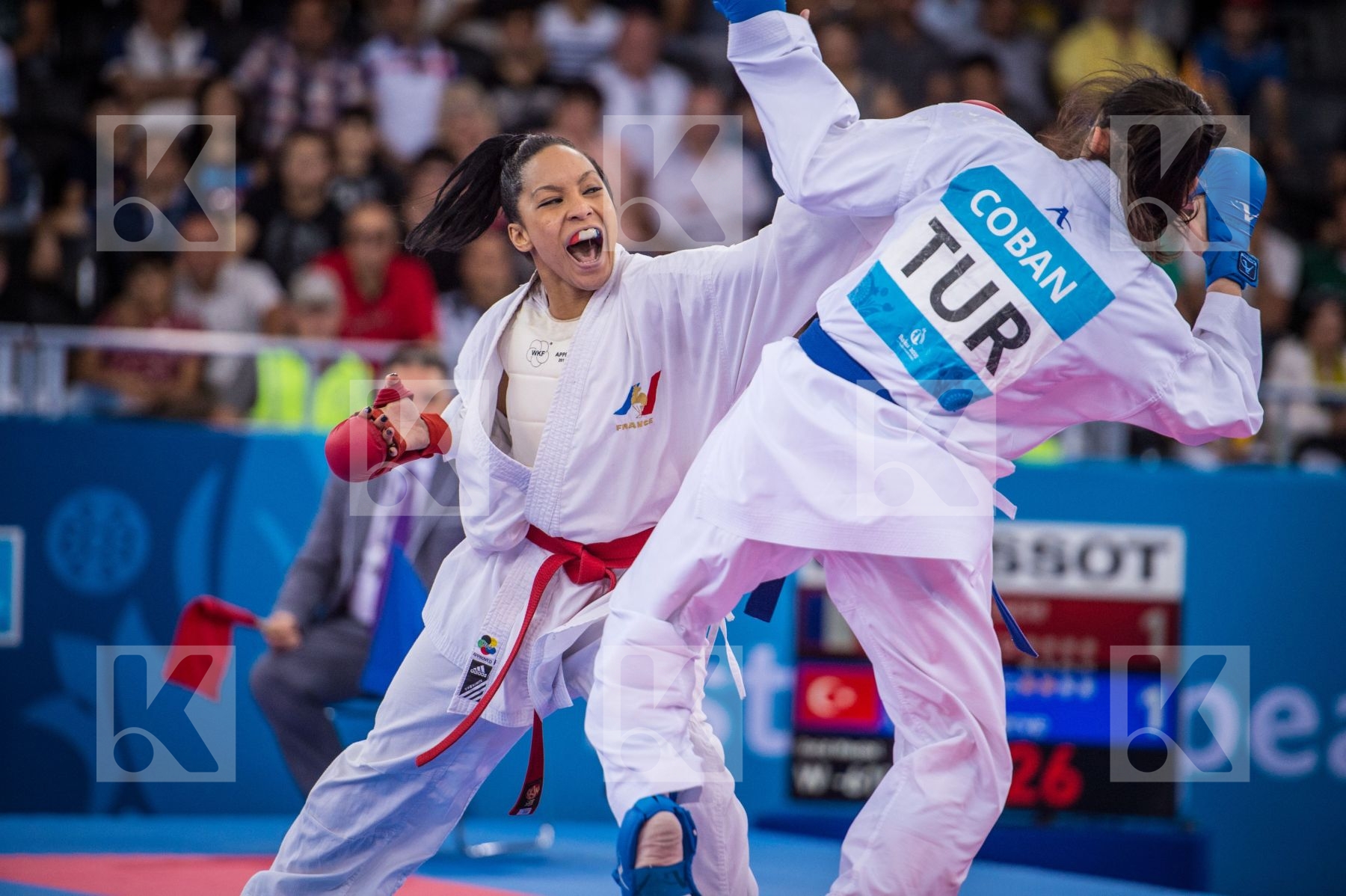 -61 kg Coban Merve finals France Ignace Lucie kumite top Turkey