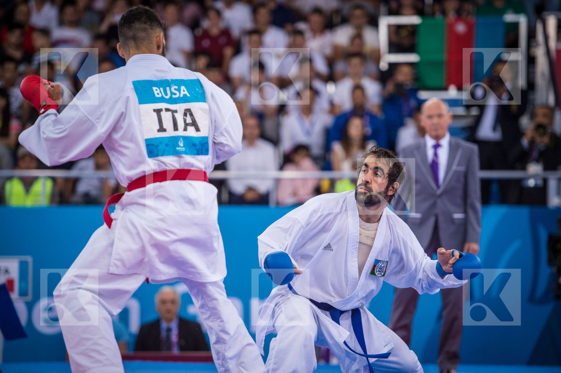 -75 kg Aghayev Rafael Azerbaijan Busa Luigi finals Italy kumite