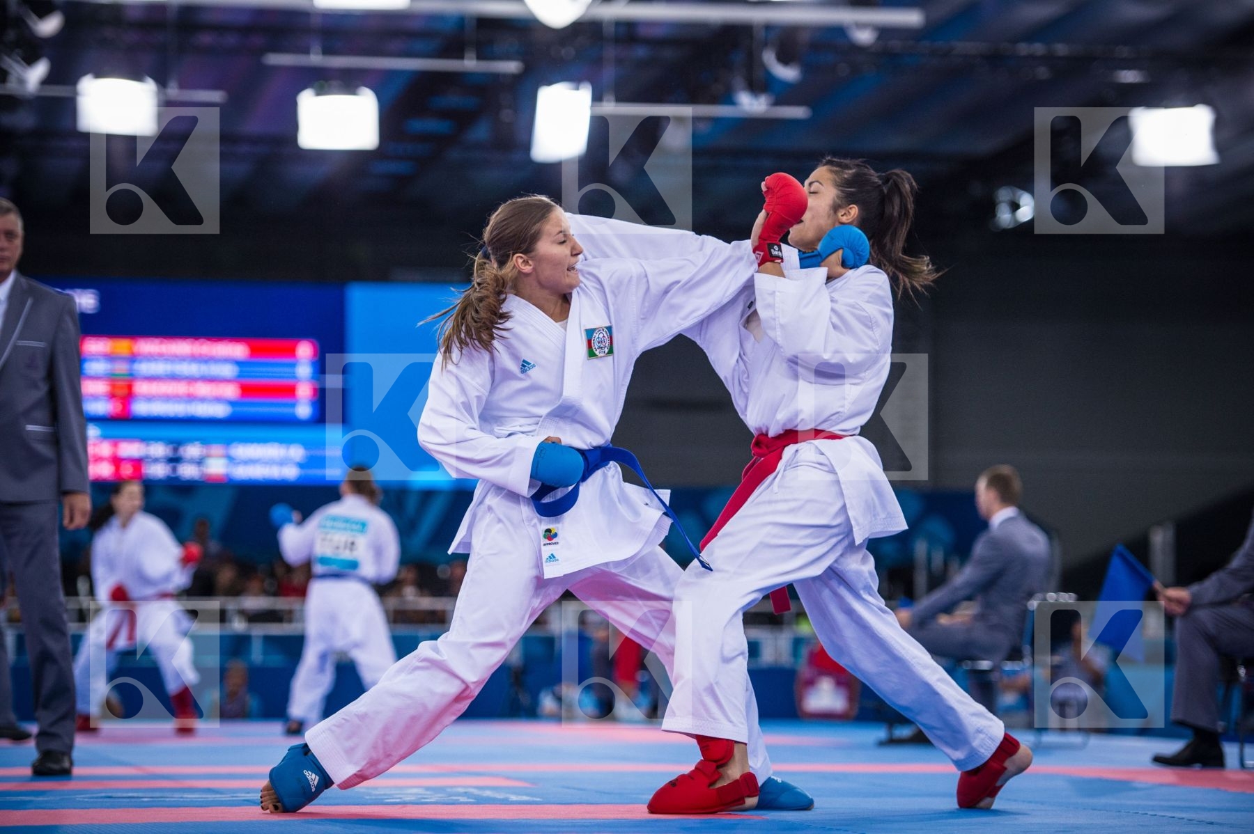 -68 kg Azerbaijan day2 kumite qualification Spain Vizcaino Gonza