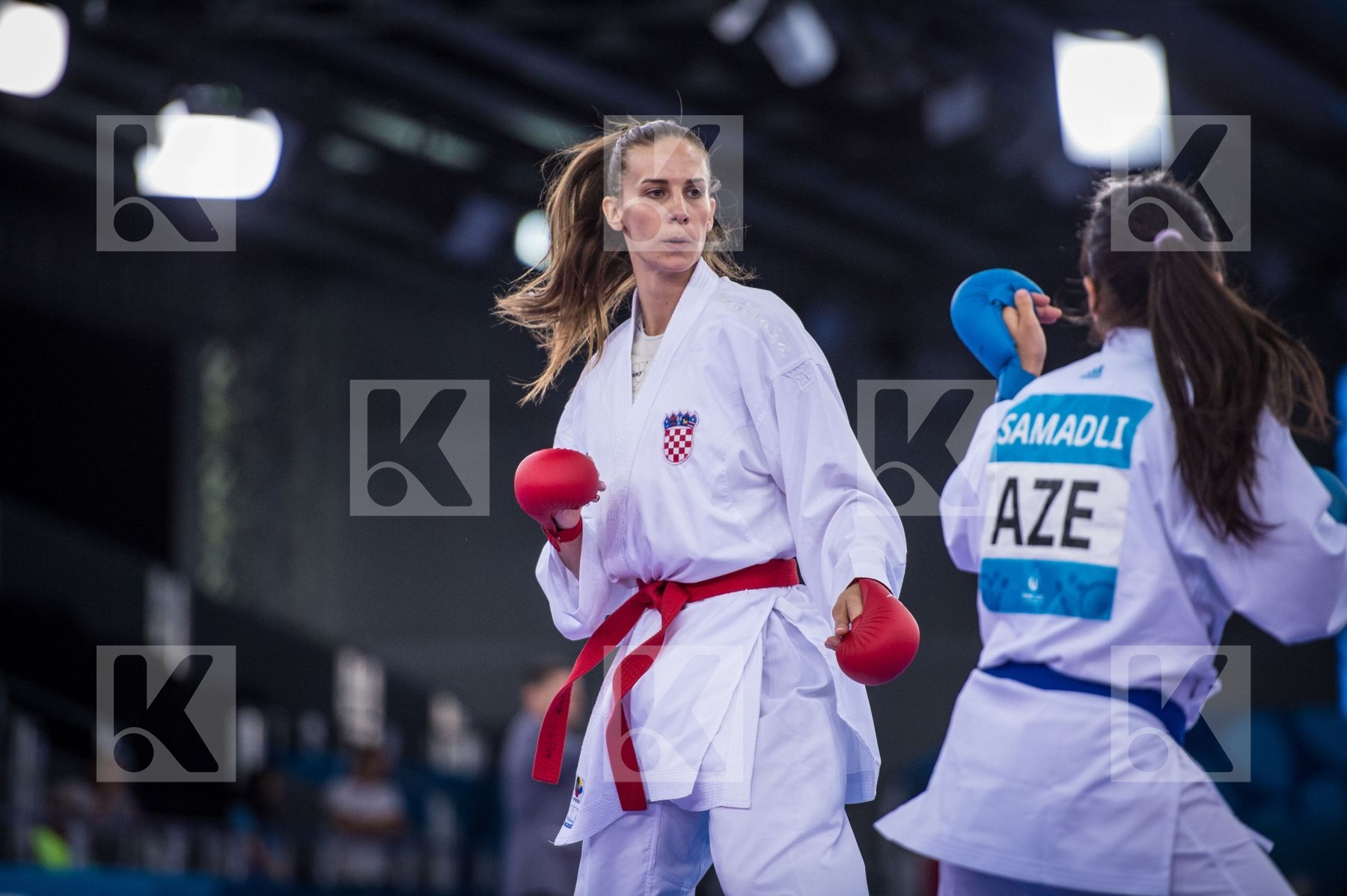 +68 kg Azerbaijan Croatia day2 kumite Martinovic Masa qualificat