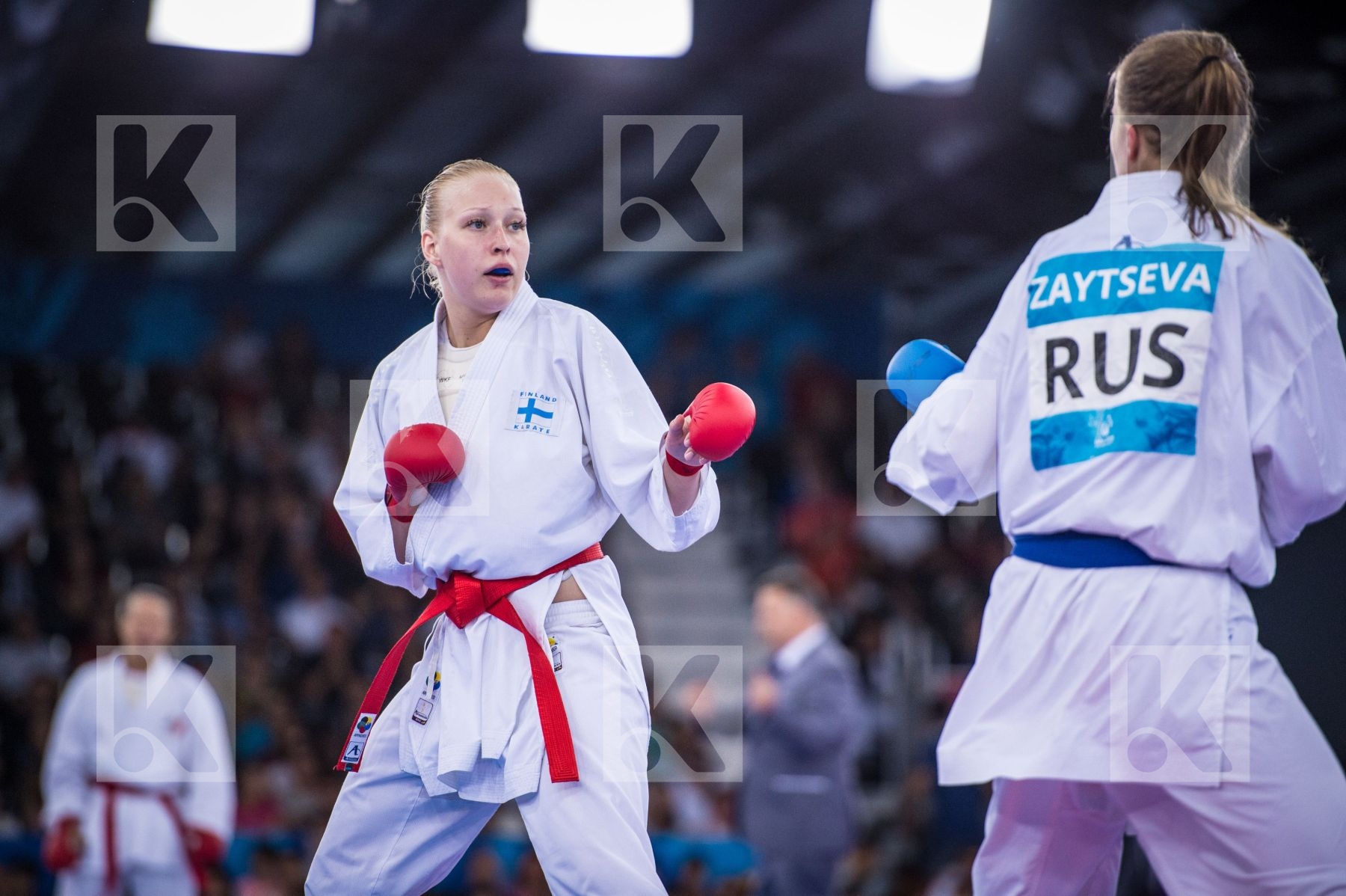 +68 kg day2 Finland kumite Kuusisto Helena qualification Russia