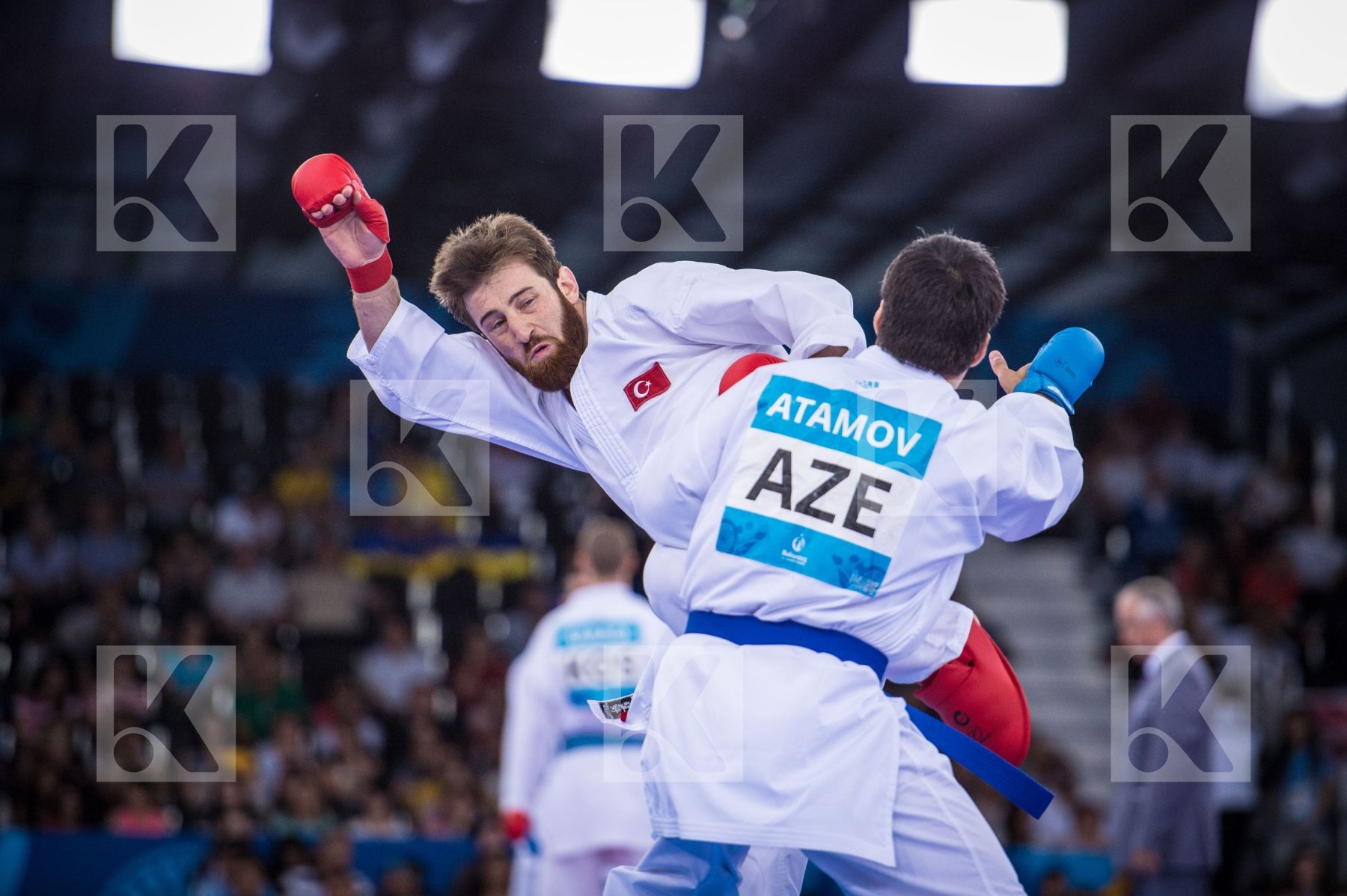+84 kg Atamov Shahin Azerbaijan day2 Erkan Enes kumite qualifica