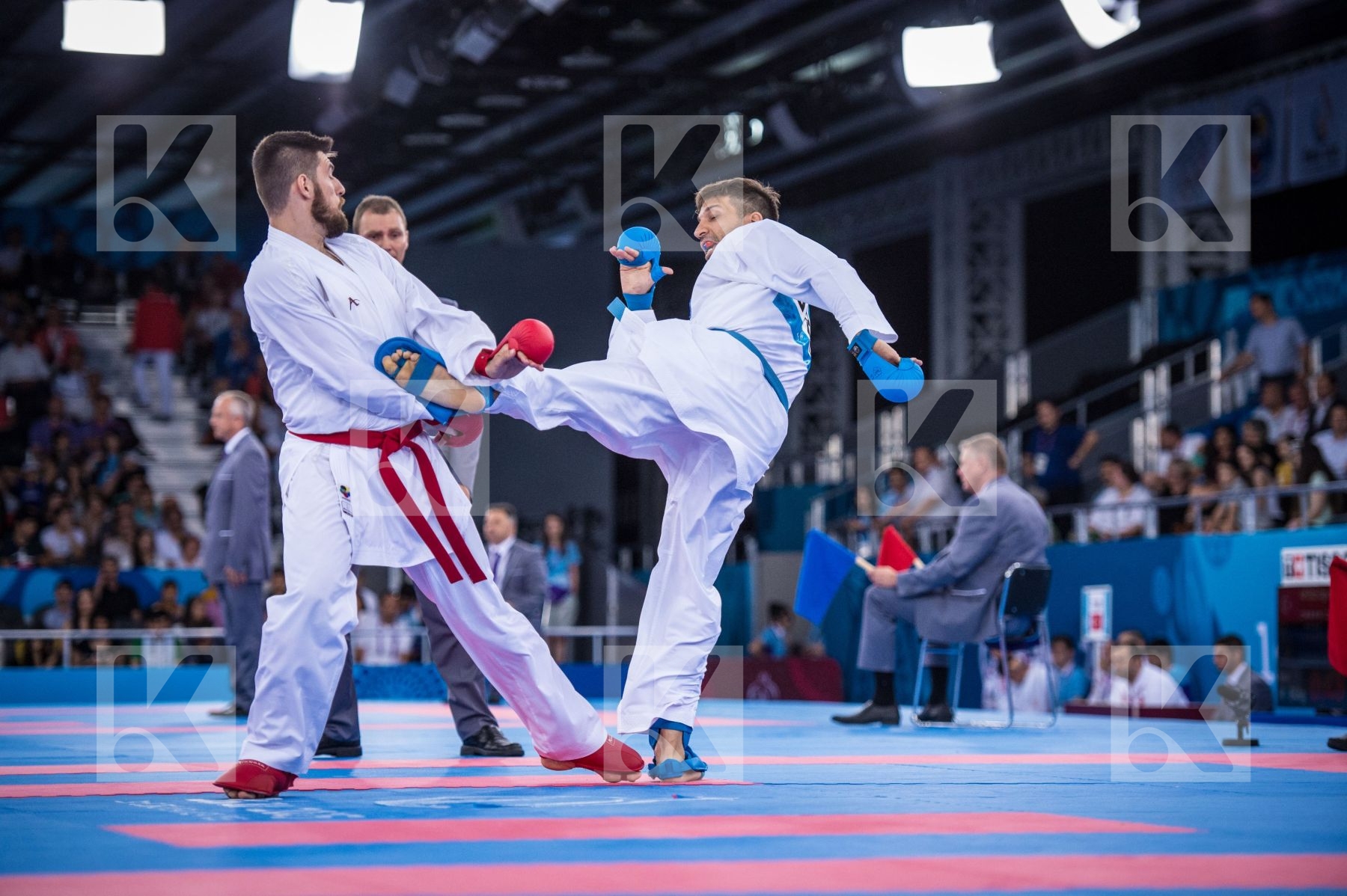 +84 kg day2 Fyr Of Macedonia Greece kumite Margaritopoulos Spyri