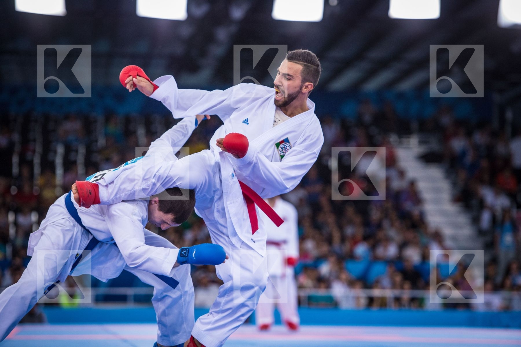 -84 kg Azerbaijan day2 Horuna Yaroslav kumite Mamayev Aykhan qua