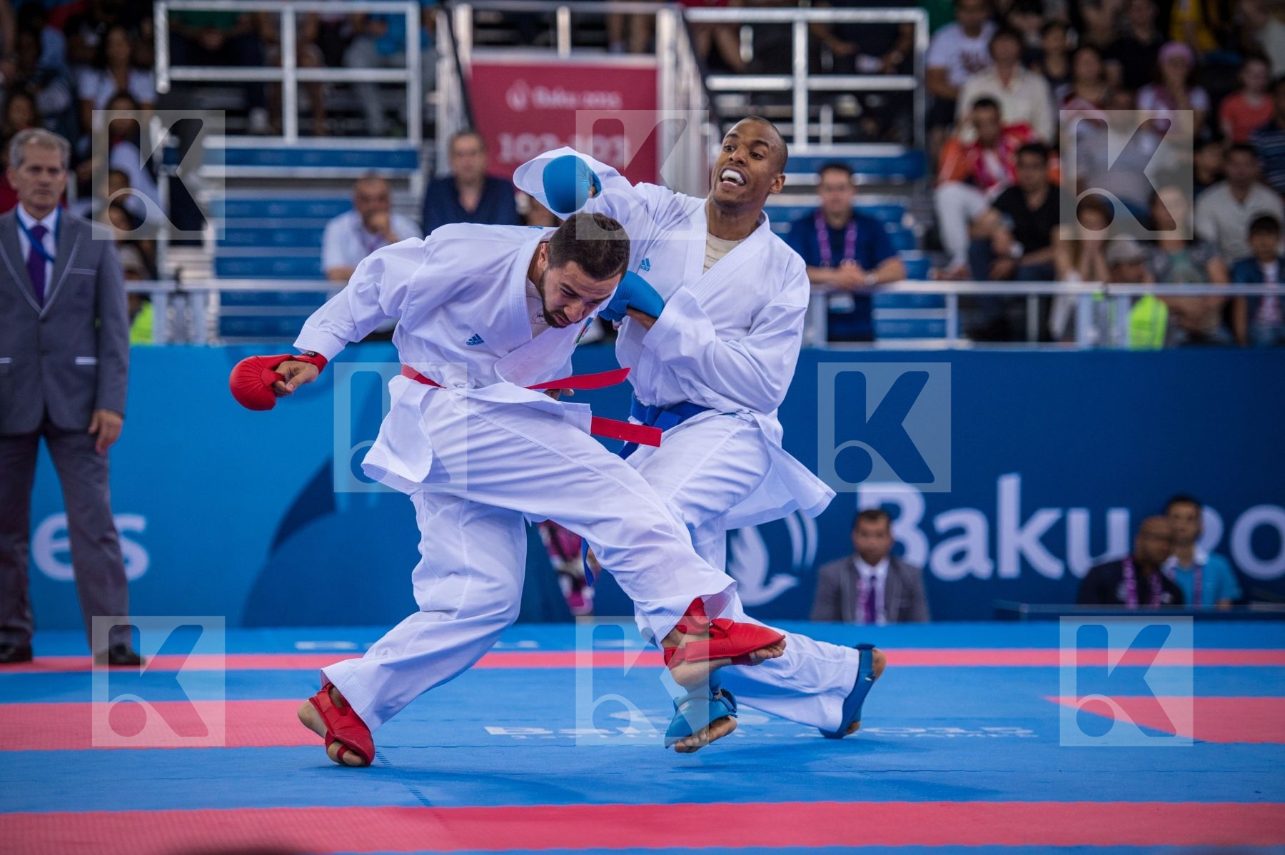 -84 kg Azerbaijan day2 France Grillon Kenji kumite Mamayev Aykha