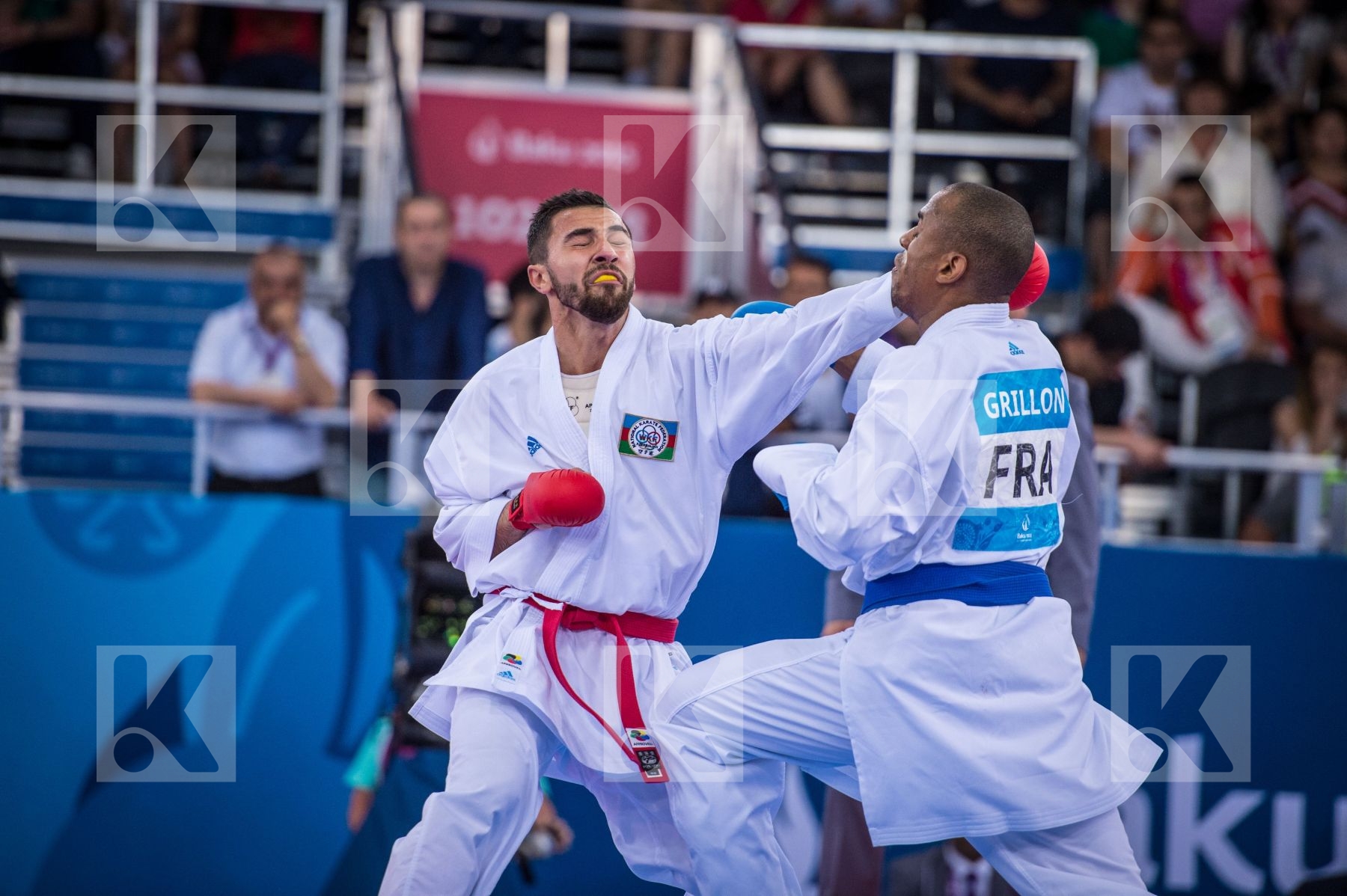 -84 kg Azerbaijan day2 France Grillon Kenji kumite Mamayev Aykha