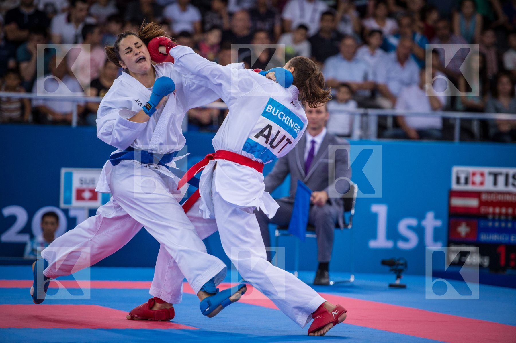 -68 kg Austria Buchinger Alisa day2 kumite qualification Quirici