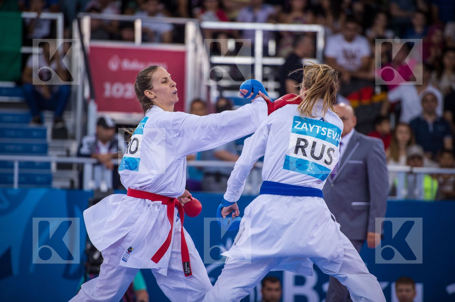 +68 kg Croatia day2 kumite Martinovic Masa qualification Russia