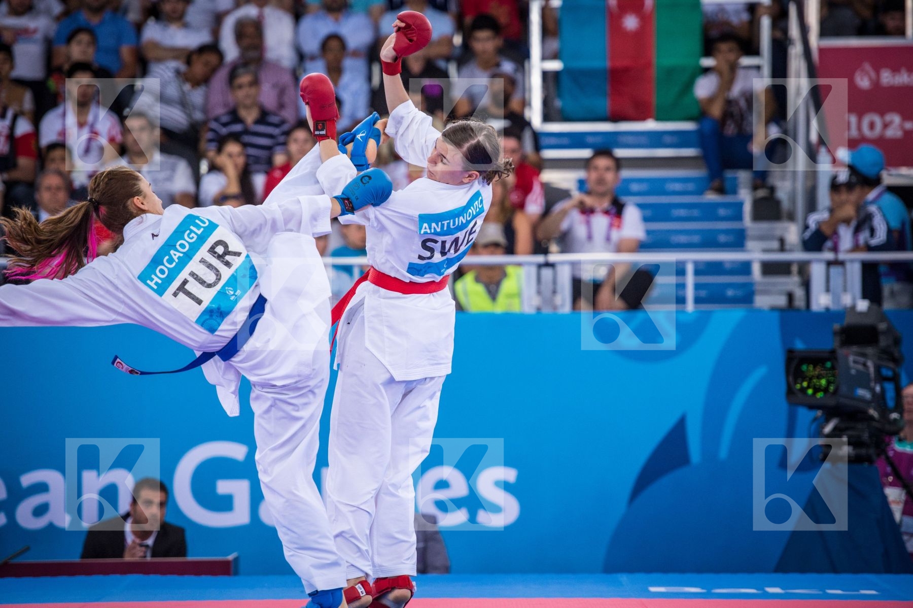 +68 kg Antunovic Hana day2 Hocaoglu Meltem kumite qualification