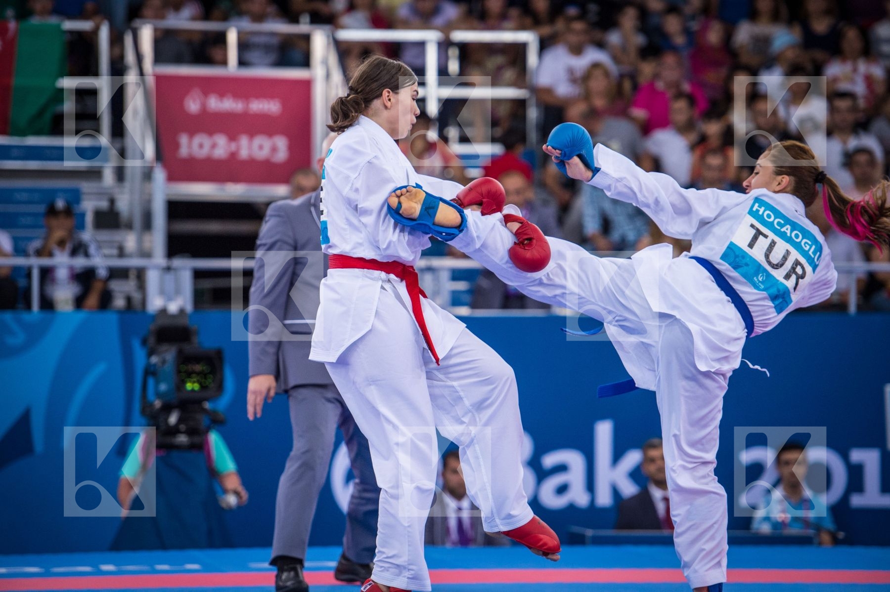 +68 kg Antunovic Hana day2 Hocaoglu Meltem kumite qualification