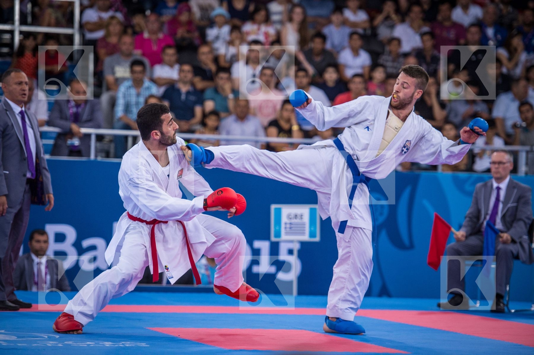 -84 kg Aktas Ugur day2 Greece kumite qualification Turkey Tzanos