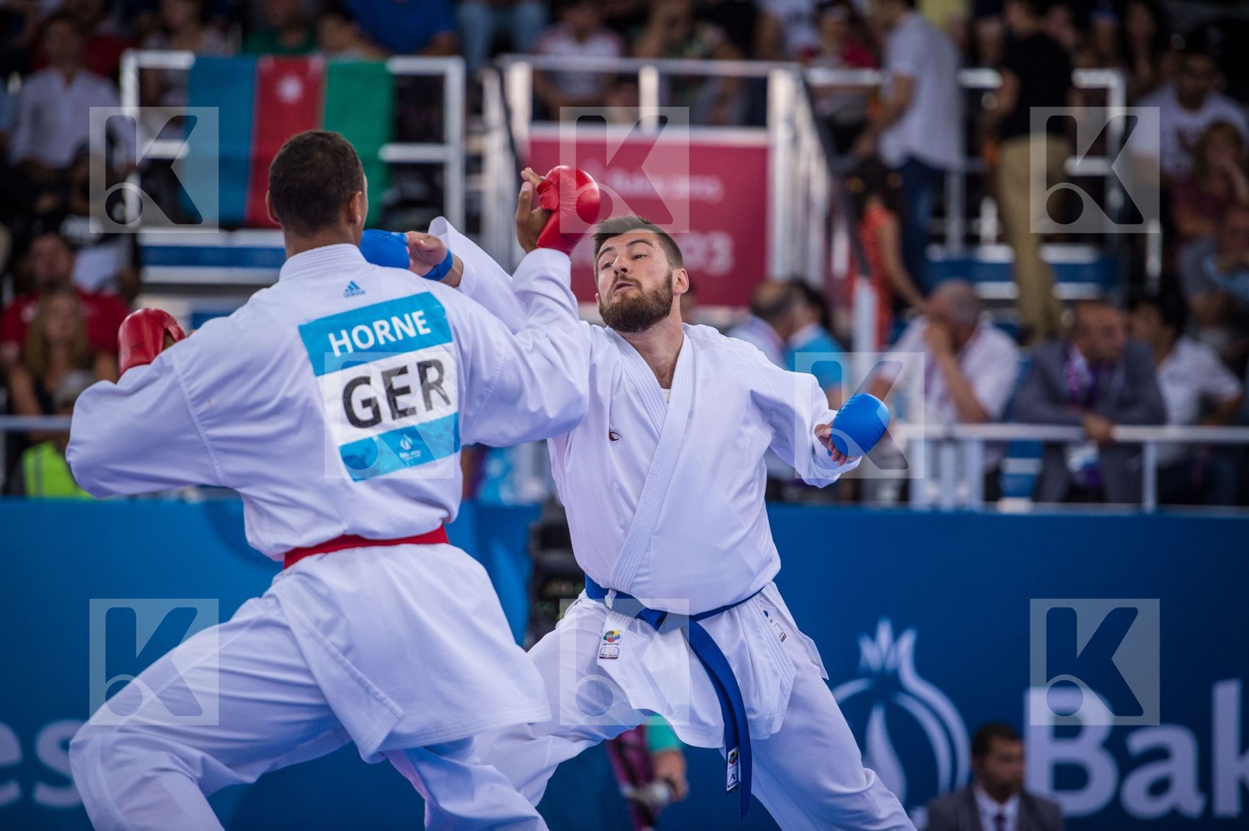+84 kg day2 Fyr Of Macedonia Germany Horne Jonathan kumite Nesto