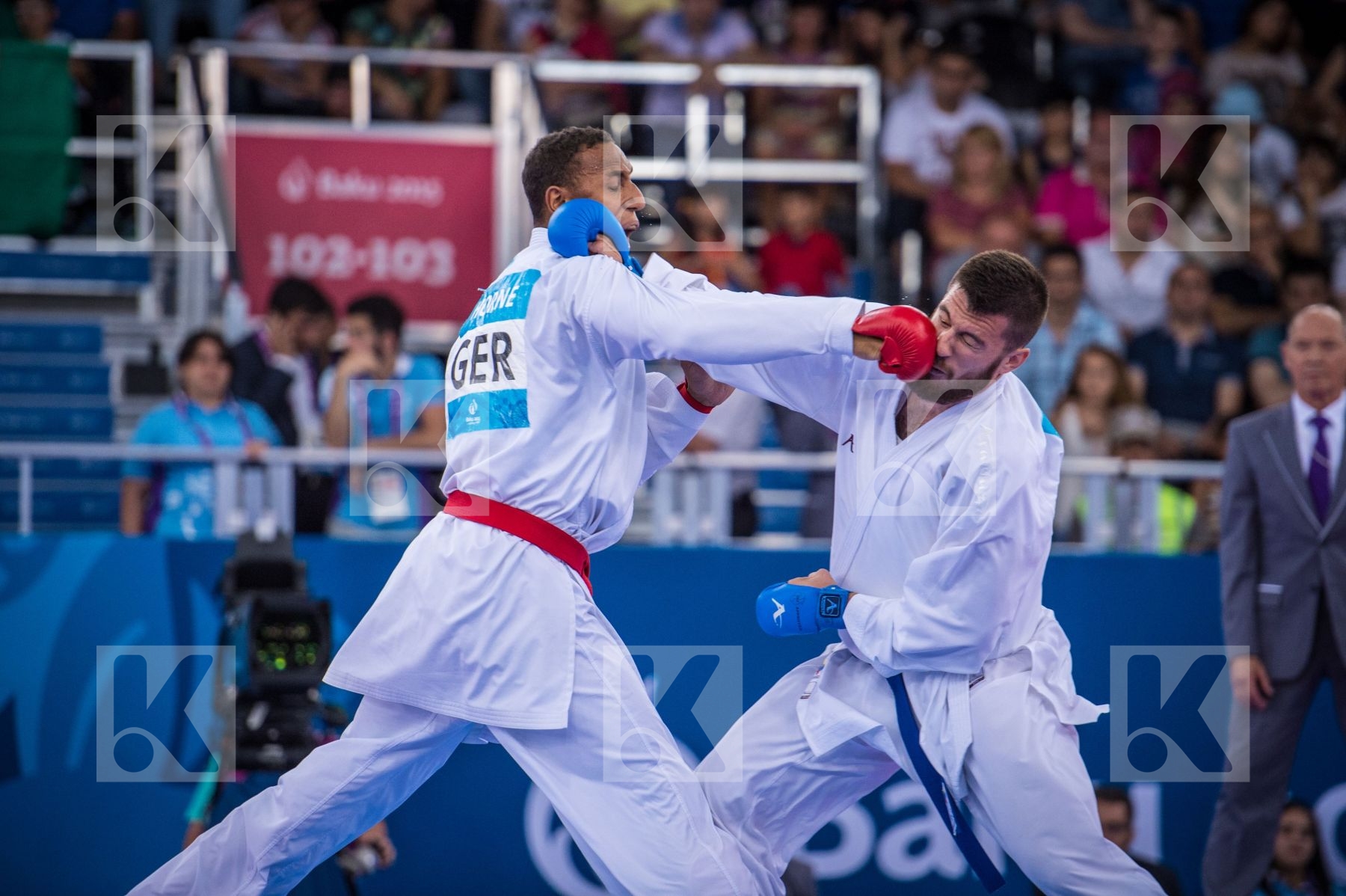 +84 kg day2 Fyr Of Macedonia Germany Horne Jonathan kumite Nesto