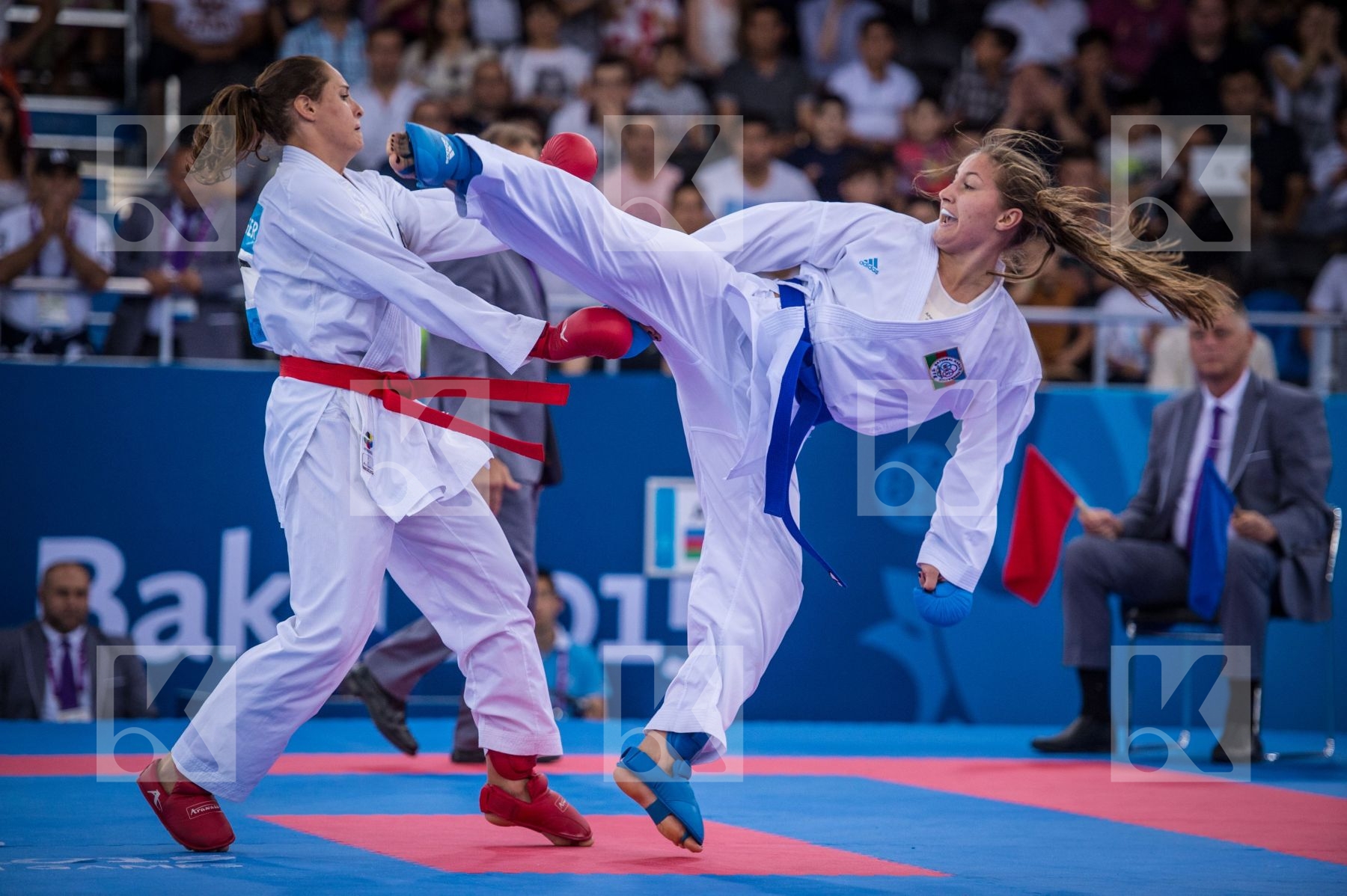 -68 kg Austria Azerbaijan Buchinger Alisa finals kumite Zaretska