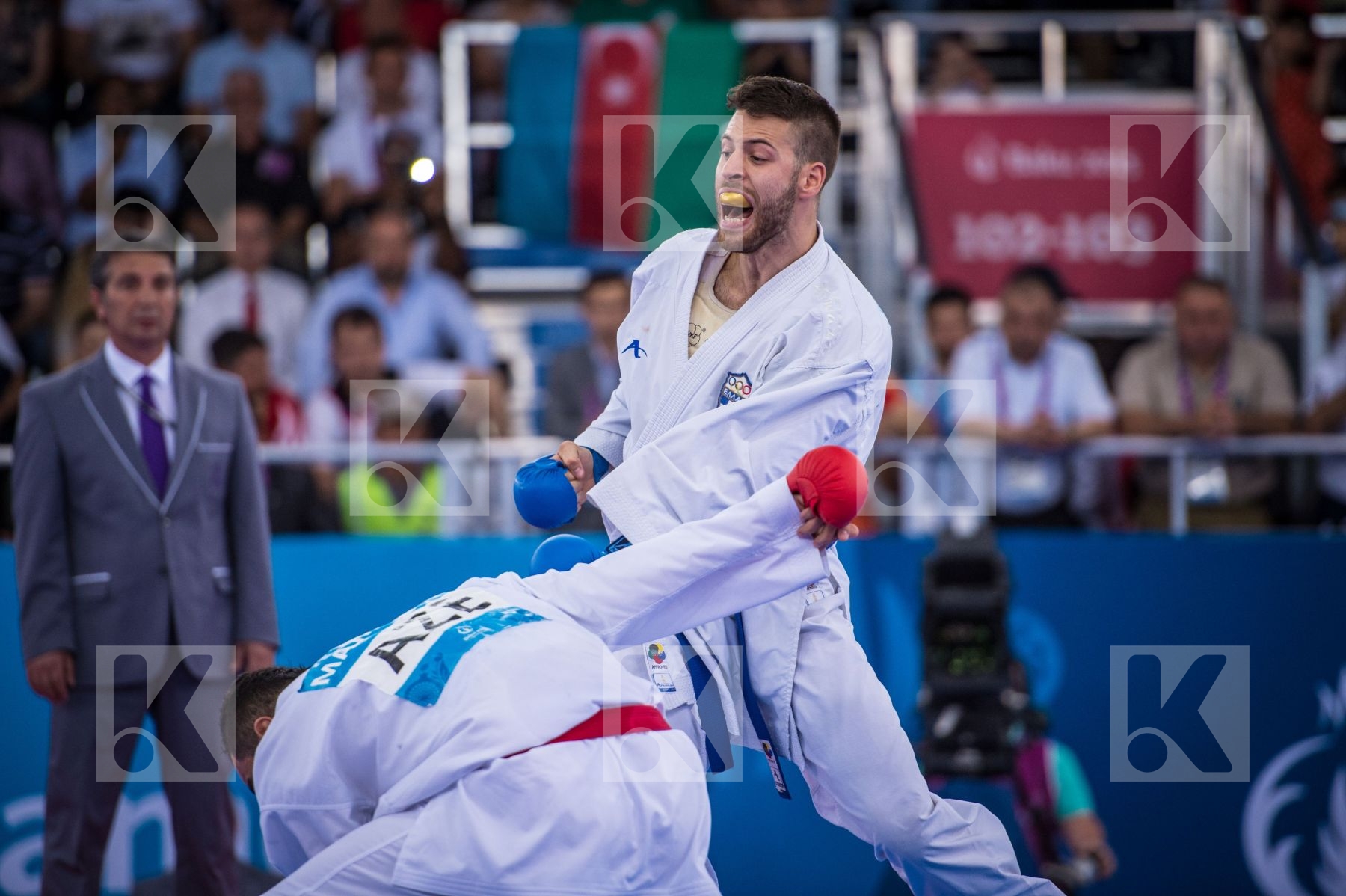 -84 kg Azerbaijan finals Greece kumite Mamayev Aykhan Tzanos Geo