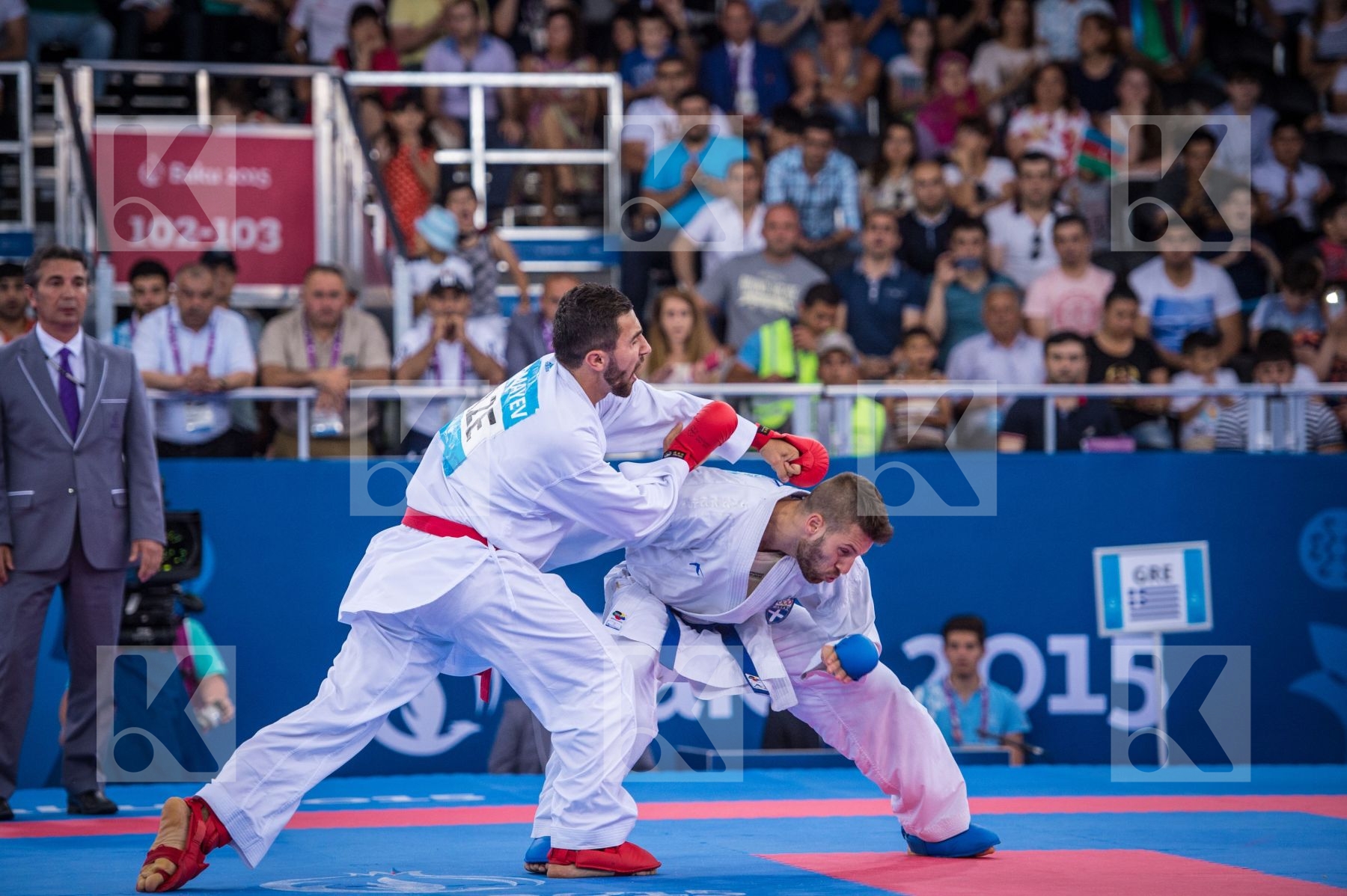 -84 kg Azerbaijan finals Greece kumite Mamayev Aykhan Tzanos Geo