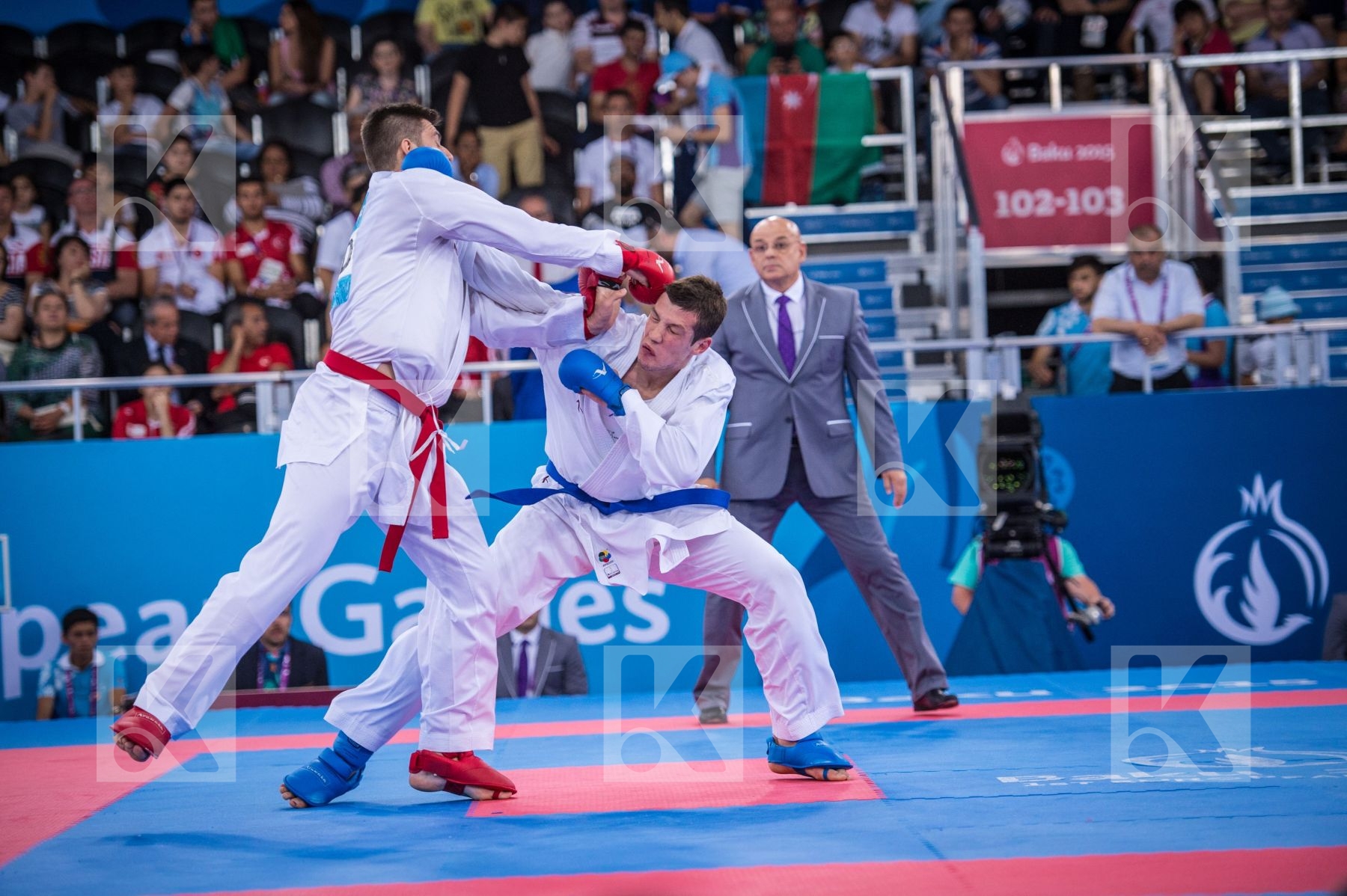 +84 kg Bitevic Slobodan bronze Fyr Of Macedonia kumite Nestorovs