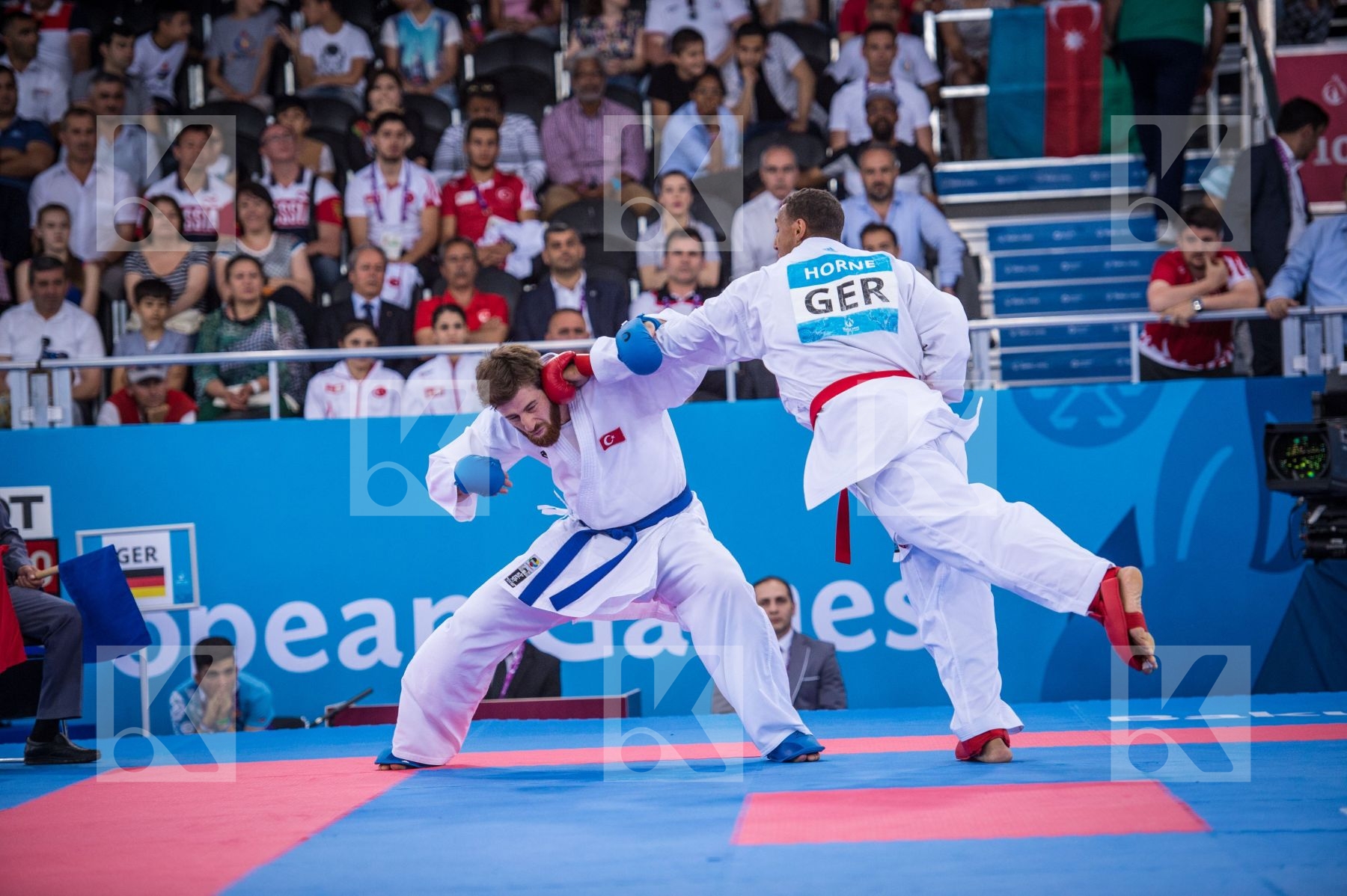 +84 kg Erkan Enes finals Germany Horne Jonathan kumite Turkey