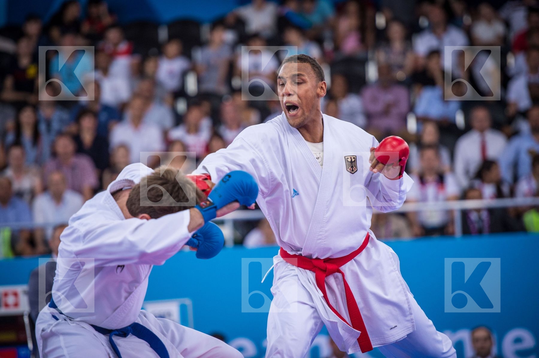 +84 kg Erkan Enes finals Germany Horne Jonathan kumite Turkey