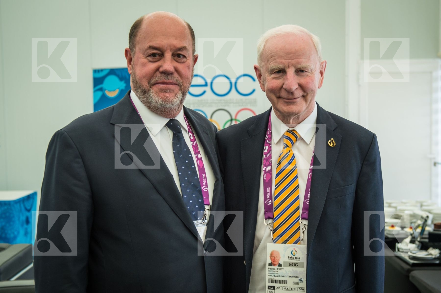 Meeting between EOC President Hickey Patrick and  WKF President